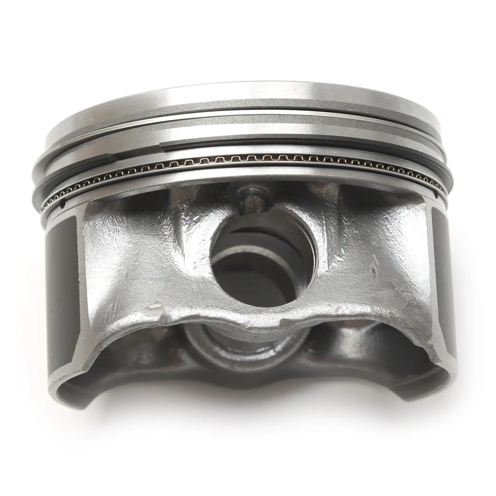 Anello Pistone Set di 4 pistoni e fasce elastiche motore EA111 STD da 76,5 mm, adatti per VW per Jetta 1.6L Sostituire