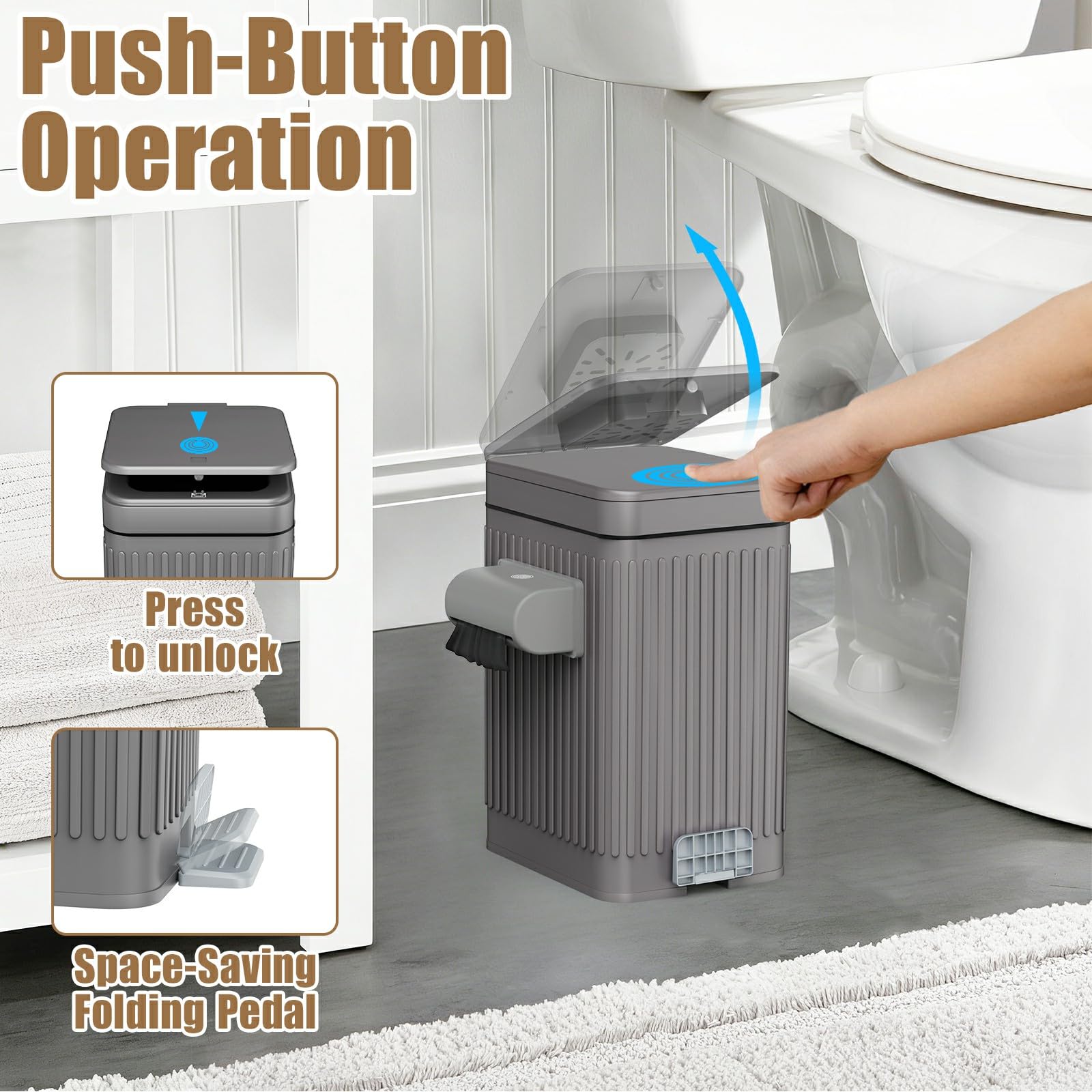 Dog Waste Trash Can - Odor Control & FREE SHIPPING -5 Dog Waste Trash Can - Odor Control & FREE SHIPPING -5