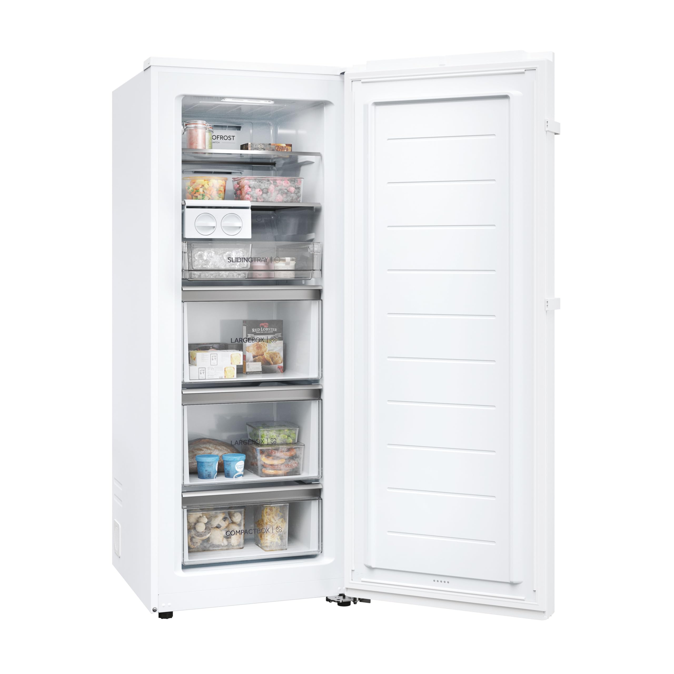 Haier H4F226WDH1 Congelatore/Instaswitch: refrigerazione o congelamento a seconda delle necessità/No Frost/Twist Ice Maker/Smart Hon-App/Inverter Compressore/Volume utile 226 L/Bianco