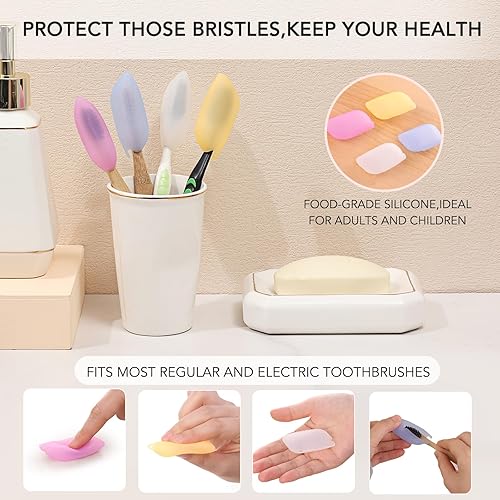 Miniatura 12 de Muslish Paquete de 21 botellas de viaje para artículos de tocador, recipientes de silicona a prueba de fugas que cumplen con la TSA para champú