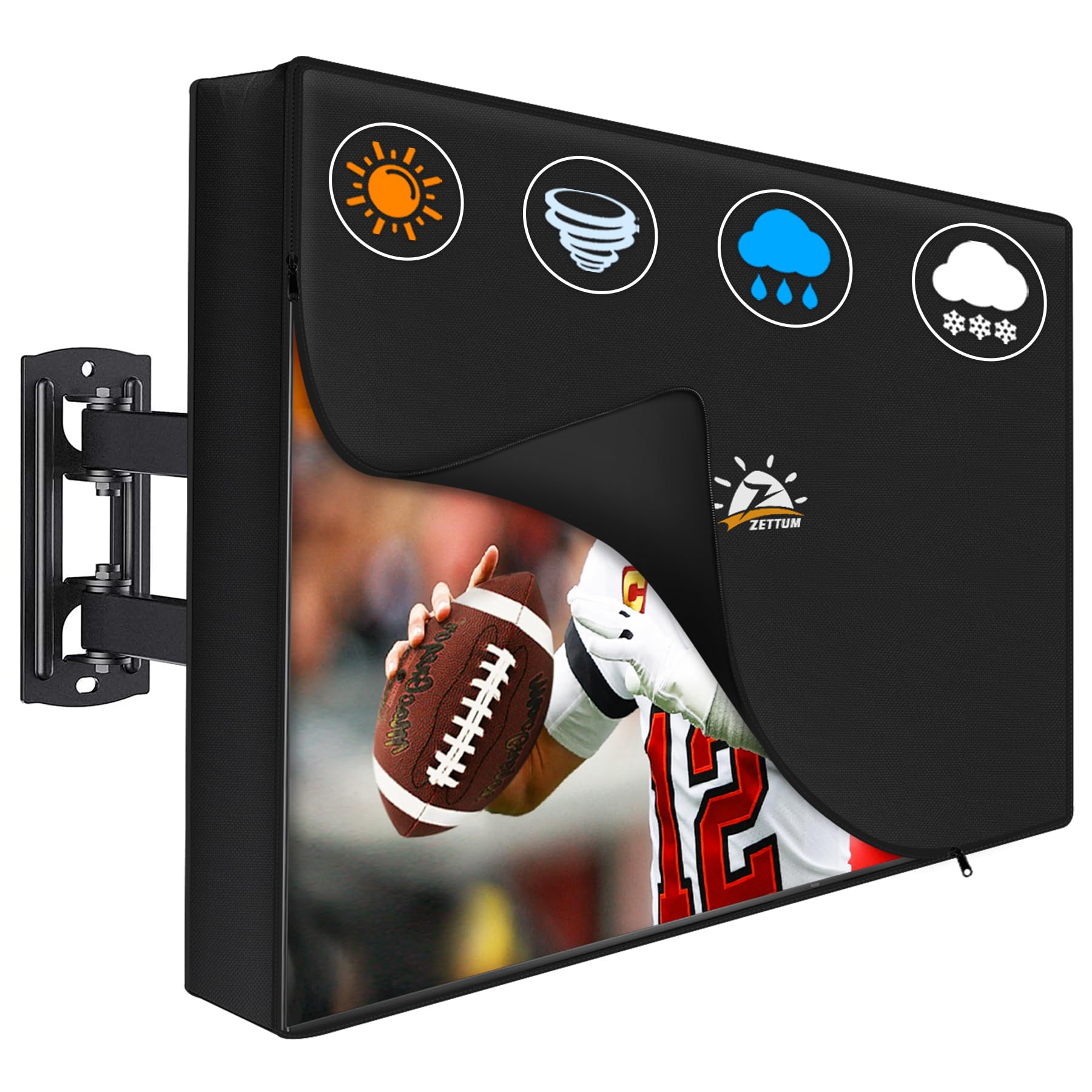 Zettum Housse TV Pliable Pour Téléviseurs De 40 à 43 Pouces