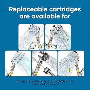 Shower Filter Compatible with Cobbe Shower Head Filter Replacement