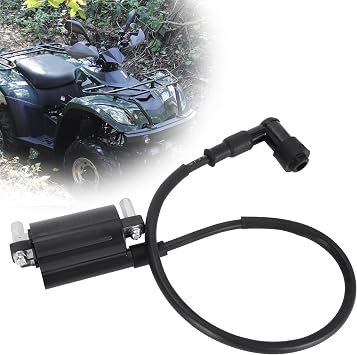 JIAYAN Ignition Coil for Linhai Manco Talon Roketa - 250cc 257cc 260cc 300cc ATV, UTV, Scooter & Go Kart - Bolt-On Replacement Part