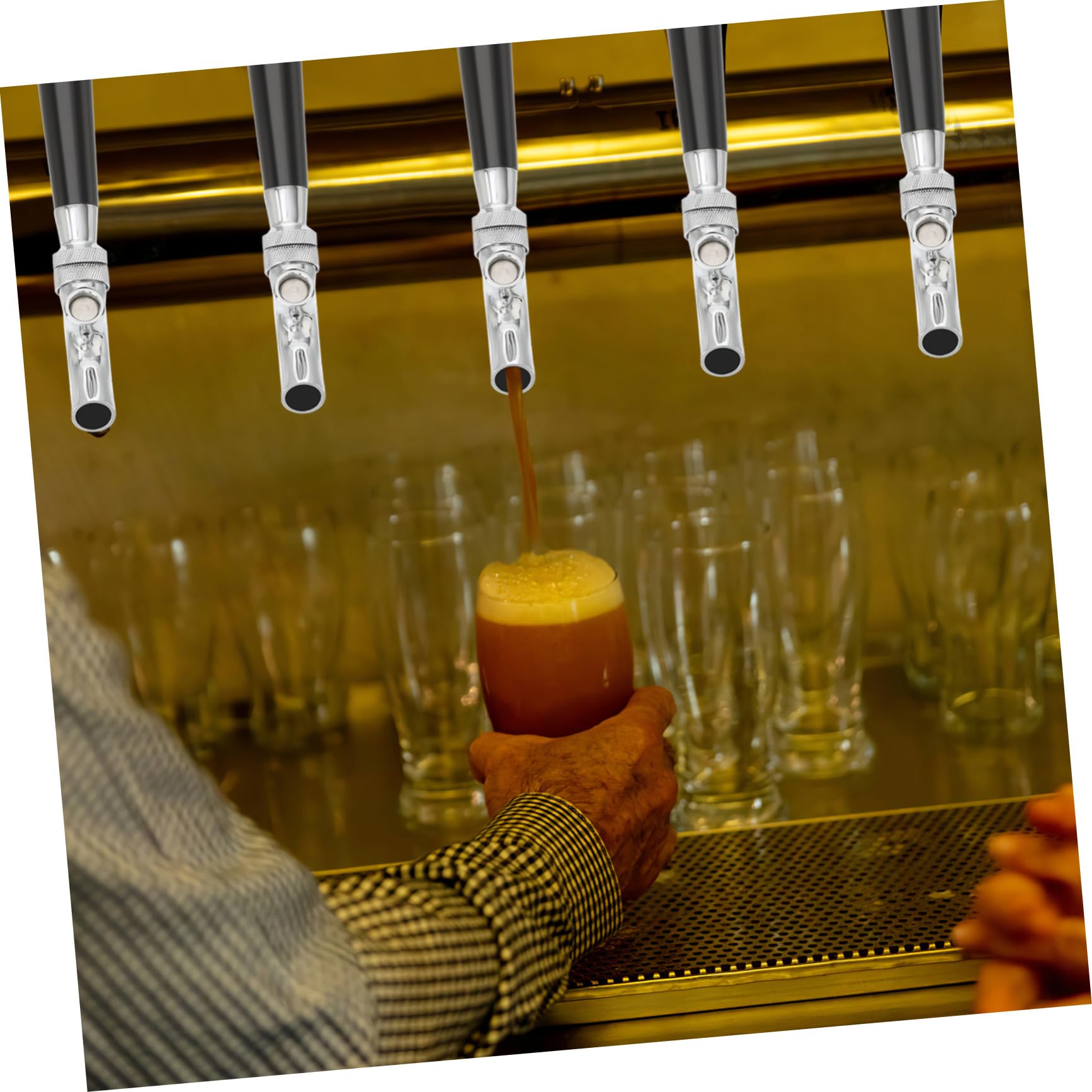 PRETYZOOM Grifo De Cerveza Inoxidable para Dispensar Cerveza Artesanal De Instalar y Portátil para y Picnics