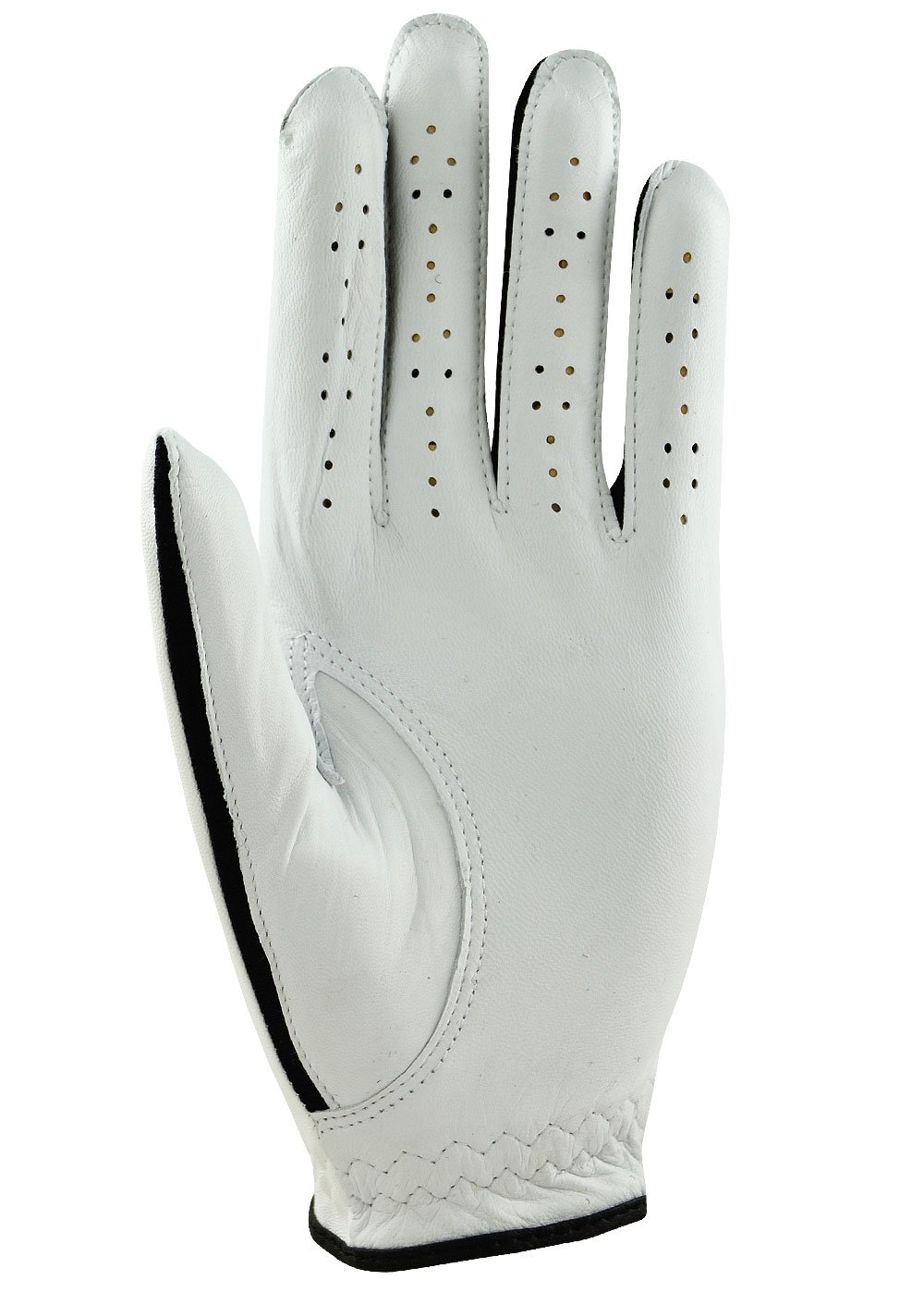 Nike Golf Tech Xtreme Iv Cadet - Guantes de golf para hombre, color negro con ribete blanco (mediano y grande)