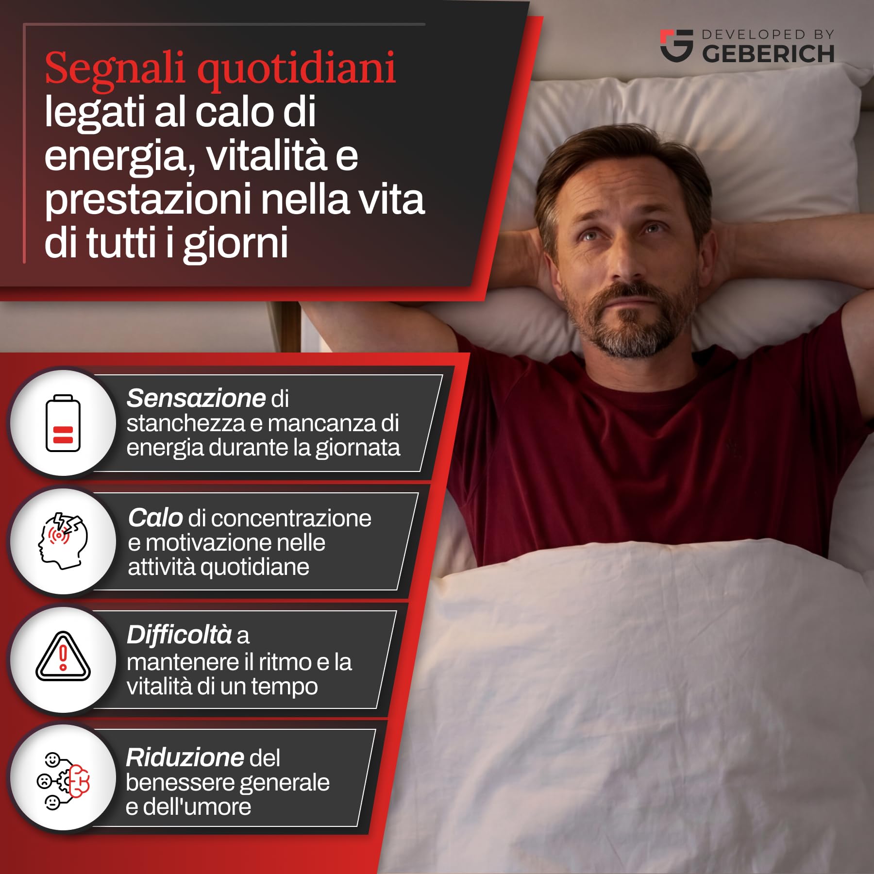 Capsule TESTOSTERON BOOST | Integratore Uomo con Maca, L-Arginina, Ginseng, Serenoa Repens, Vitamina C, Vitamina B3, Vitamina E, Zinco e Selenio | 30 Capsule