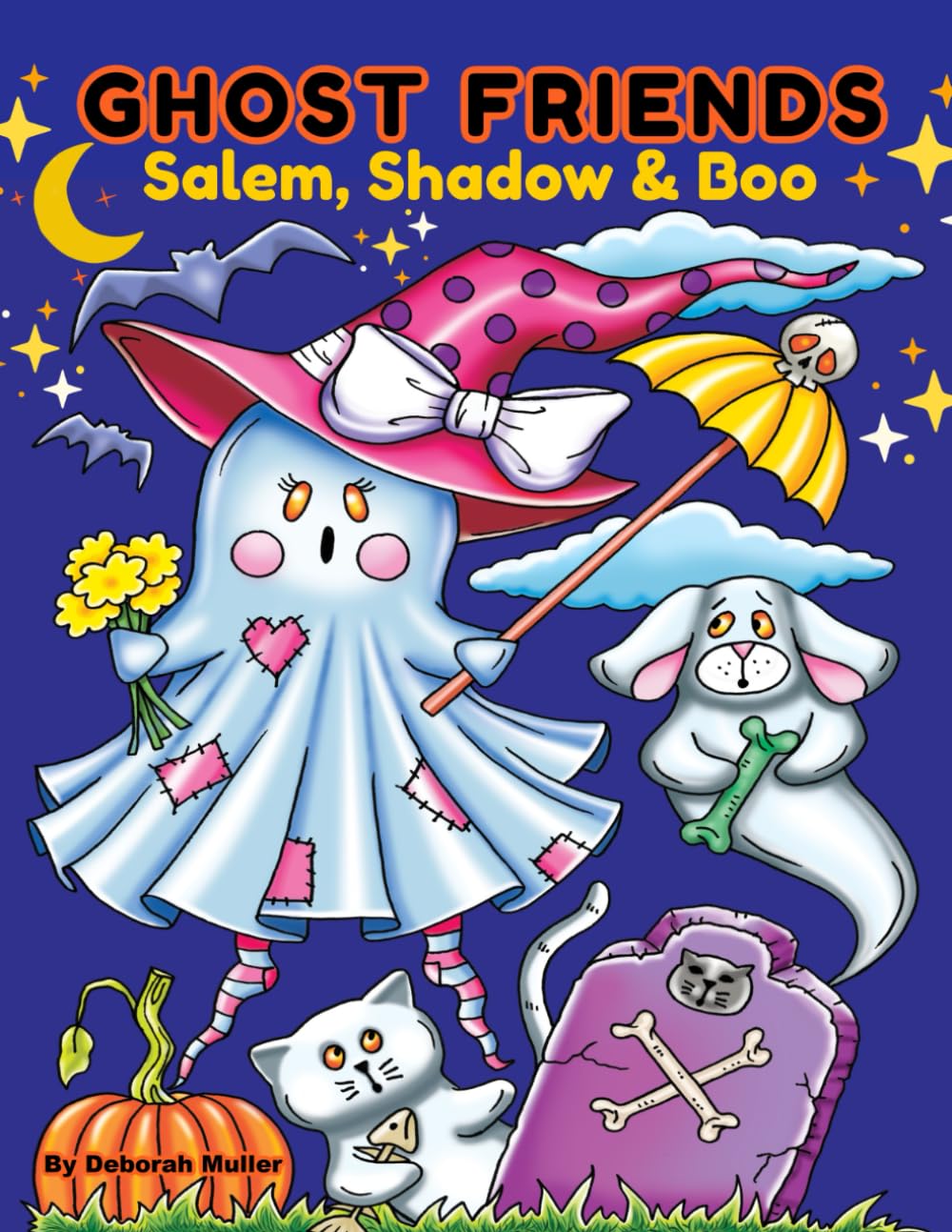 Ghost Friends: Unlock your creativity and relax with hours of coloring fun by Artist Deborah Muller