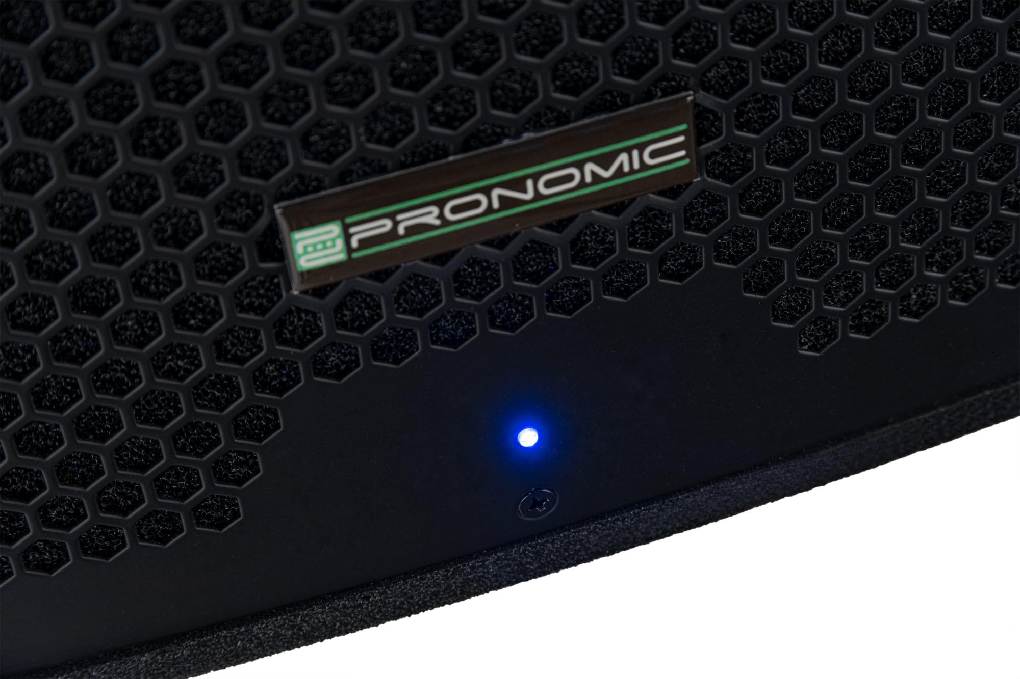 Pronomic C-118SA Aktiv Subwoofer + Cover Set - 1600 Watt Leistung - 18" Lautsprecher mit 3" Schwingspule - Frequenzbereich: 30-200 Hz - 4 DSP-Presets - Max. SPL: 126 dB - inklusive Schutzhülle