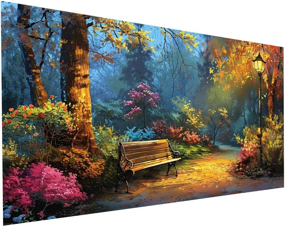 Peinture Diamant 80x160 cm pour habiller vos grands murs vides de salon