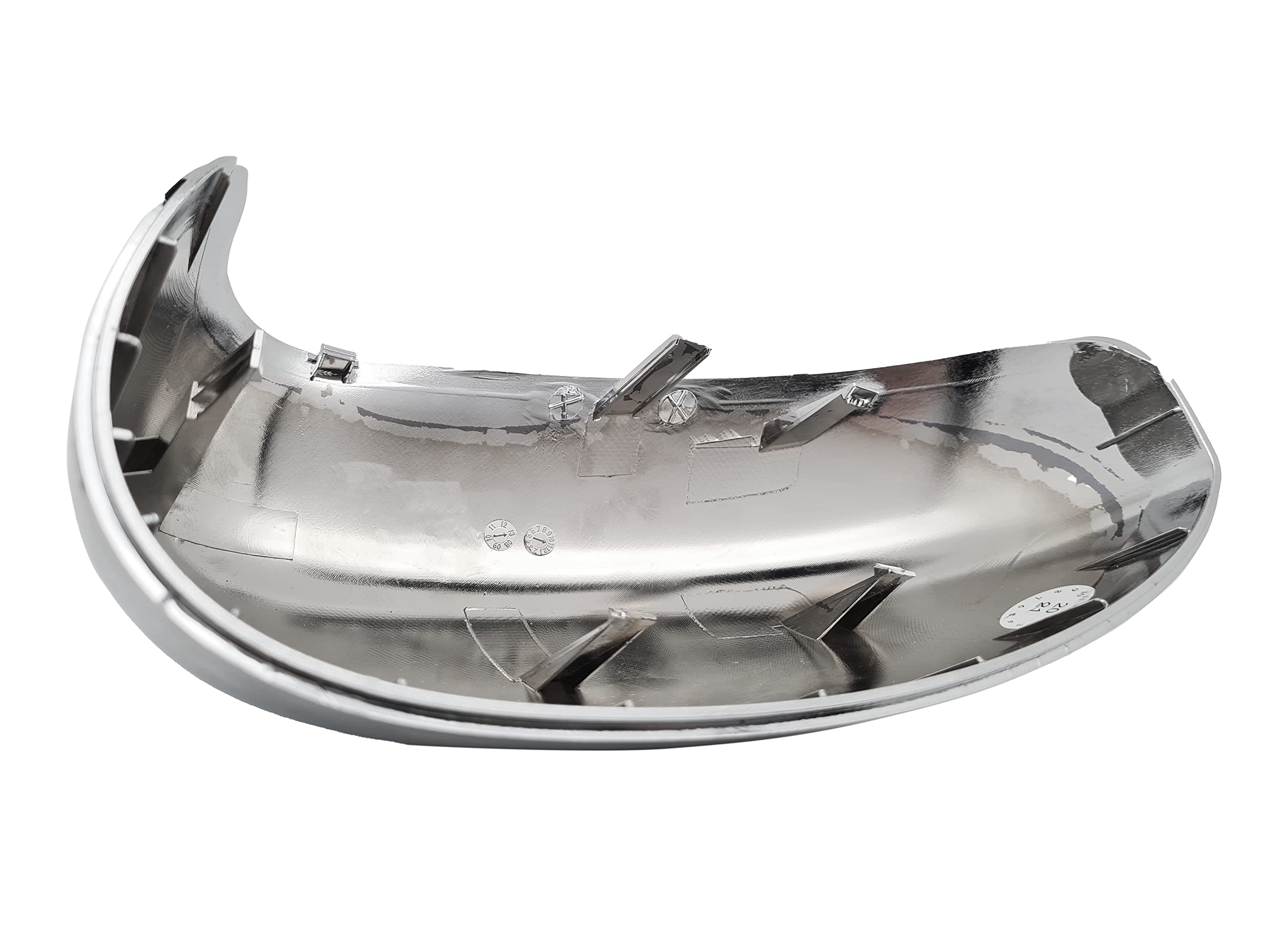 BSSTORE 89830 Carcasa de Espejo Retrovisor Cromada por 500 a Partir de 2007> (Izquierda - Lado del Conductor)