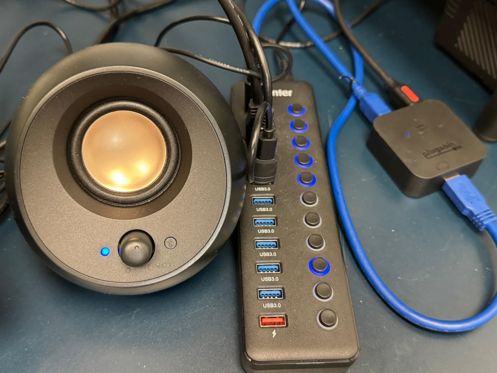 Sound great. Price right. Work fine with USB-A connected thru powered hub