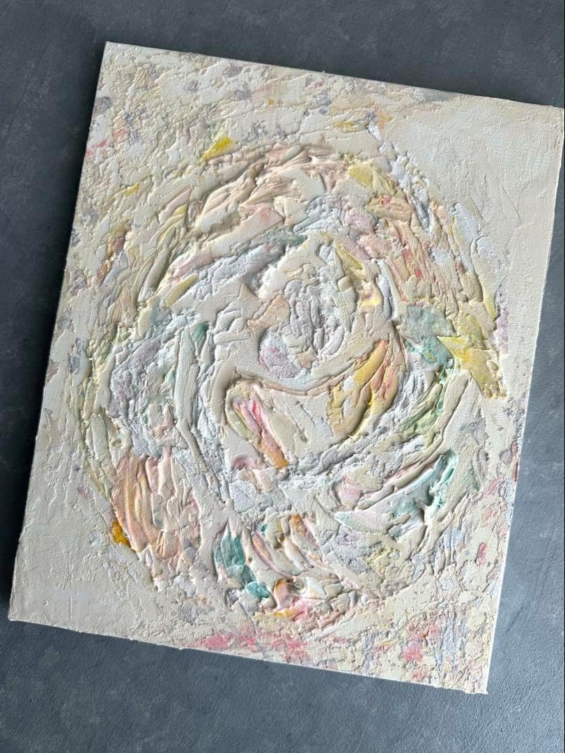 テクスチャーアート アートパネル ニュアンス 抽象画 現代アート 春 花 桜