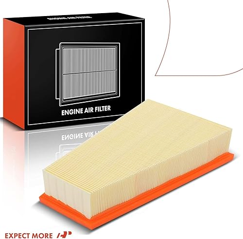 Miniatura 8 de A-Premium Filtro de aire de motor compatible con Infinit QX30 y Mercedes-Benz W205 B250, CLA250, GLA250, 2013-2020, panel flexible, repuesto #