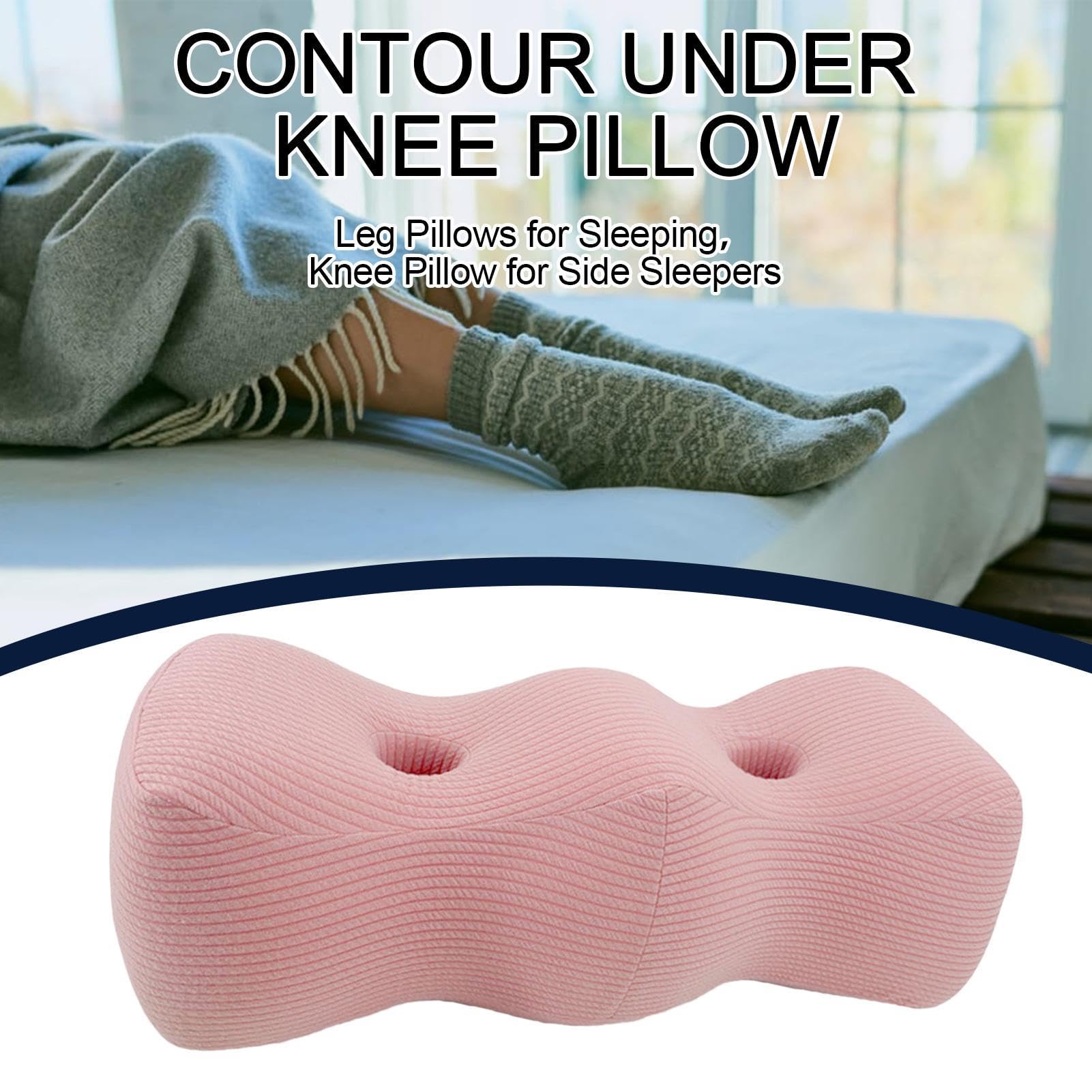 Almohada elevadora de piernas, almohada de espuma viscoelástica en forma de colina para dormir, cojín elevador de tobillo, cojín elevador de piernas o pie elevador de piernas, cojín de contorno debajo