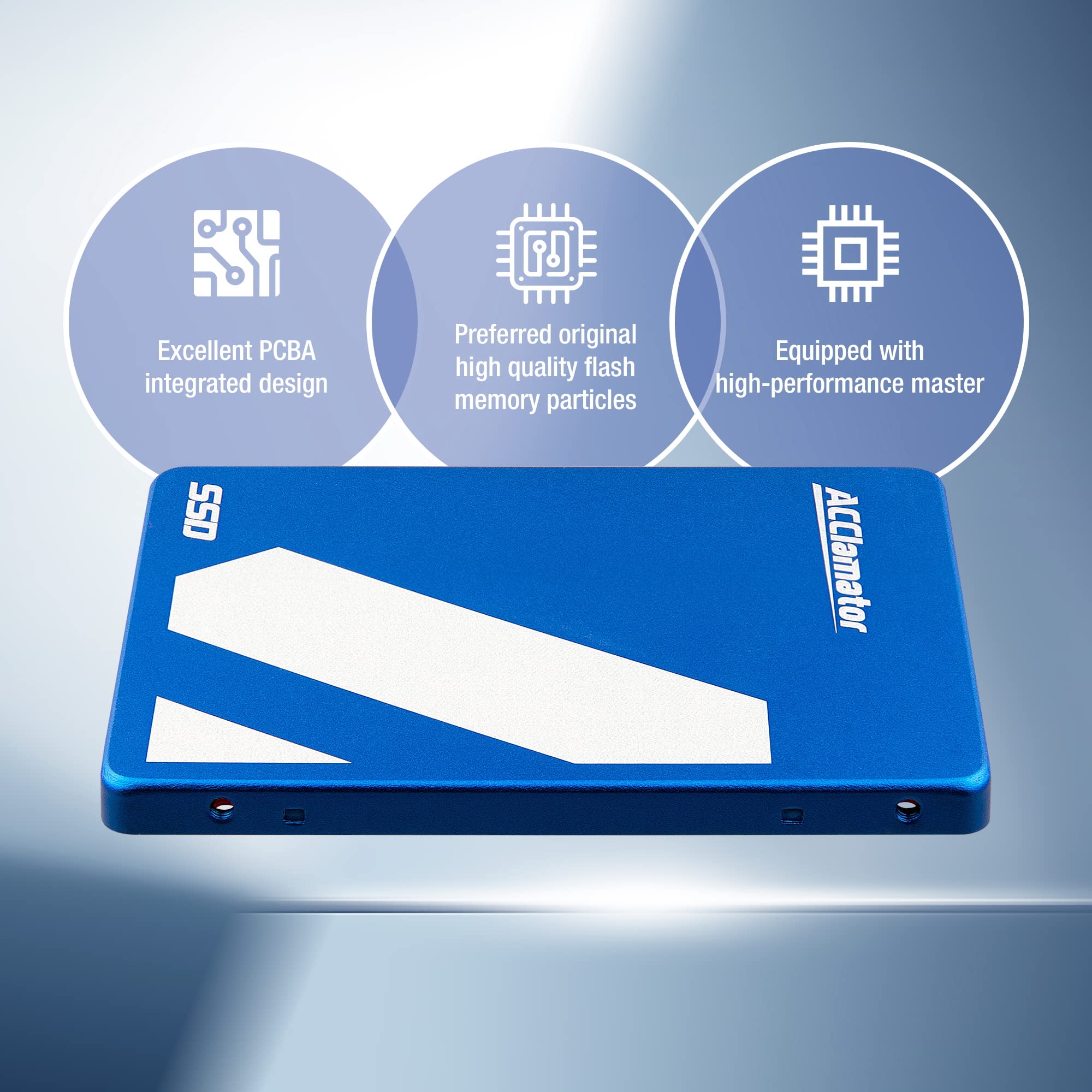 Amazon.co.jp: Acclamator 1TB SSD内蔵 ソリッドステートドライブ3D