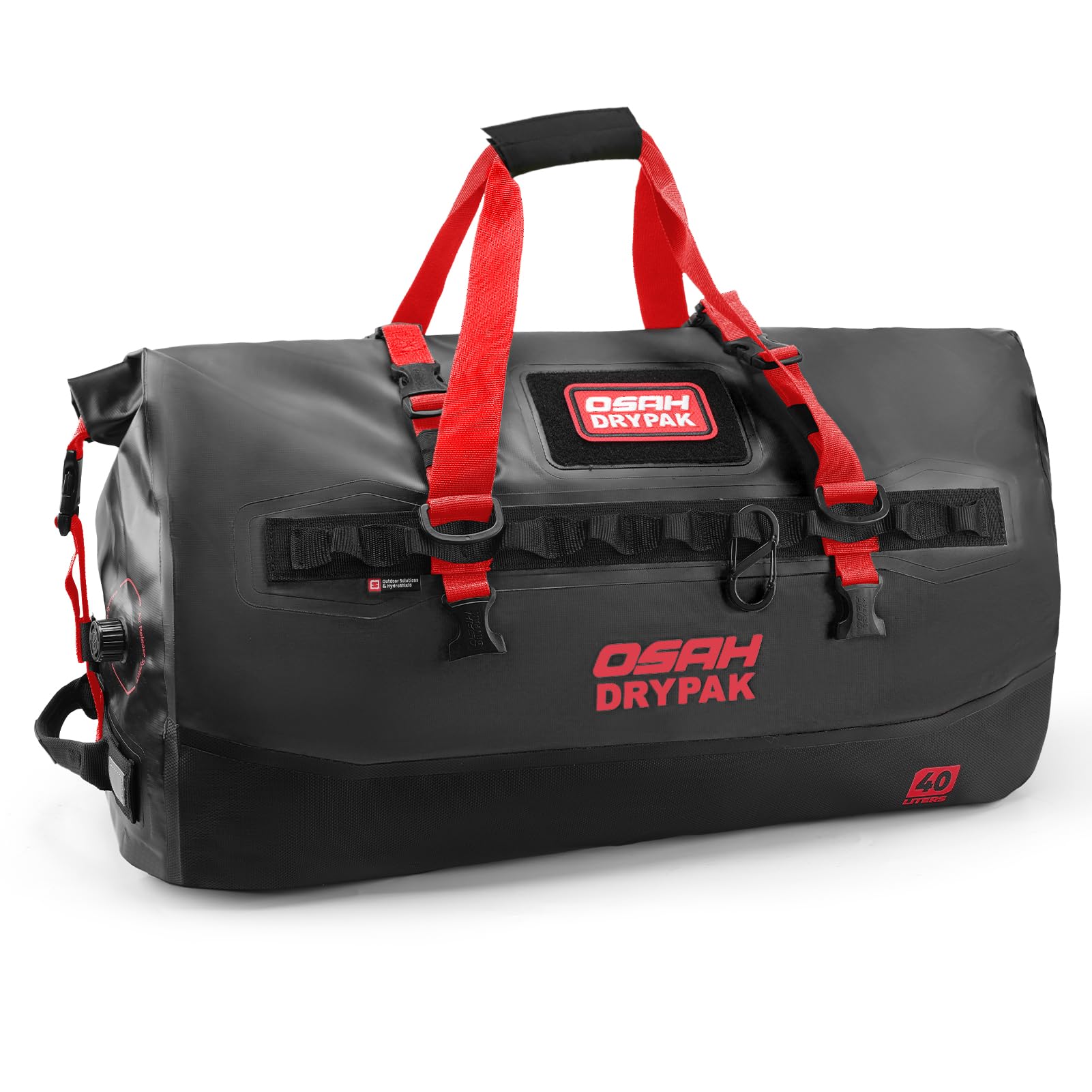 OSAH DRYPAK Waterproof Duffel Bag 25L/40L/60L – Heavy-Duty Motorcycle Tail Bag, Roll-Top Dry Bag for Travel, Camping, Boating, Kayaking, Outdoor Adventure