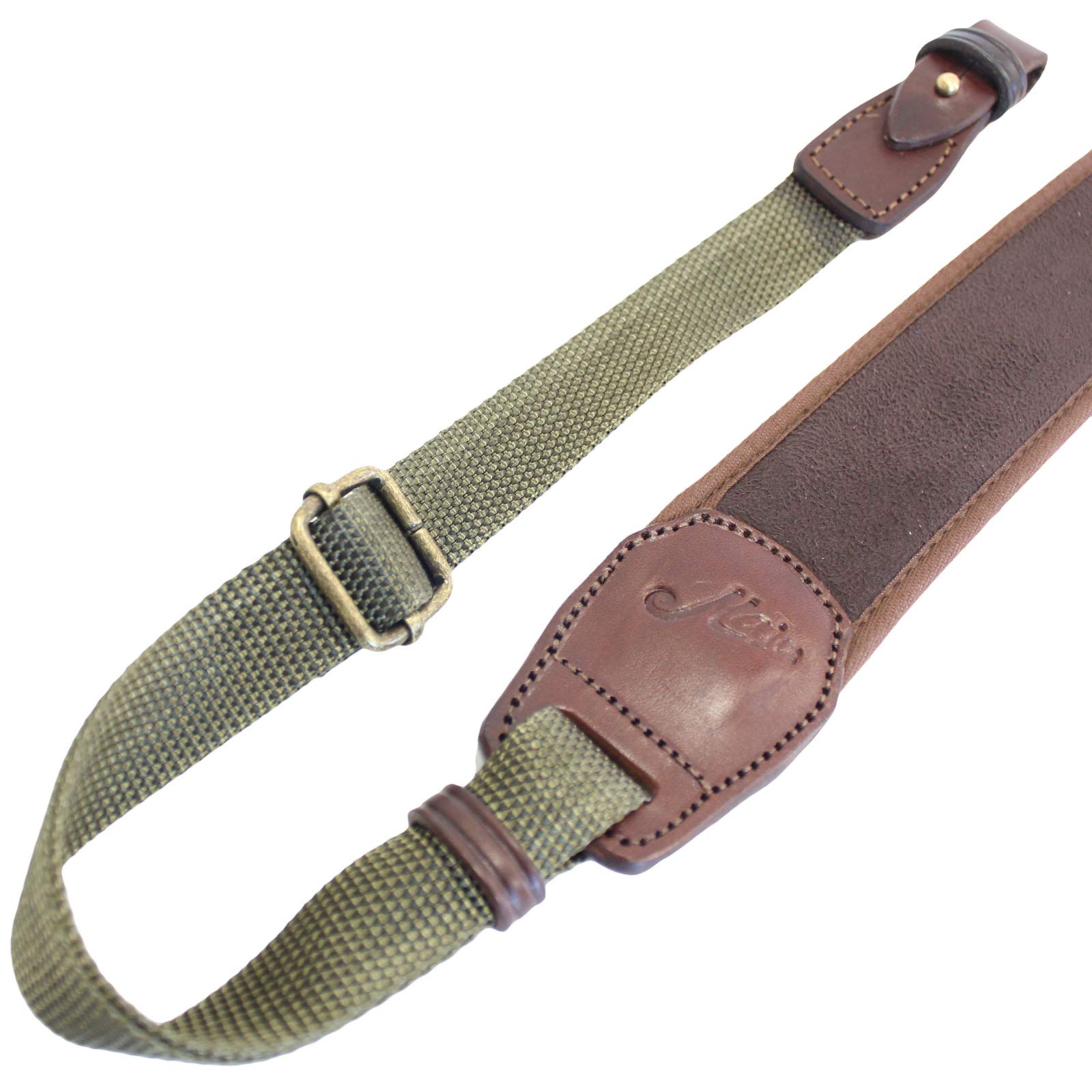 Waffengurt Gewehrgurt Gewehrriemen Neopren-Taillegürtel, Braun/Grün, Verstellbarer Jagd-Gürtel für Gewehre und Outdoor