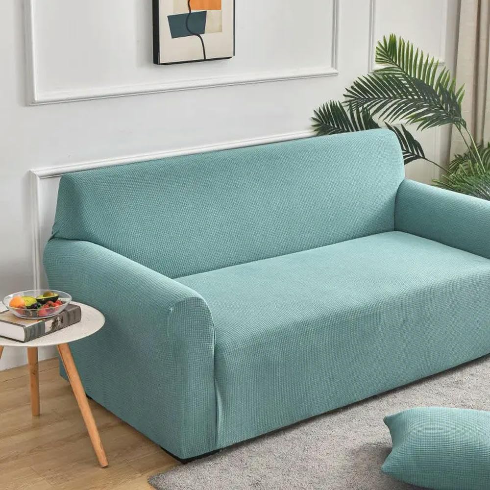 Housse de canapé extensible imperméable velours de maïs angle L