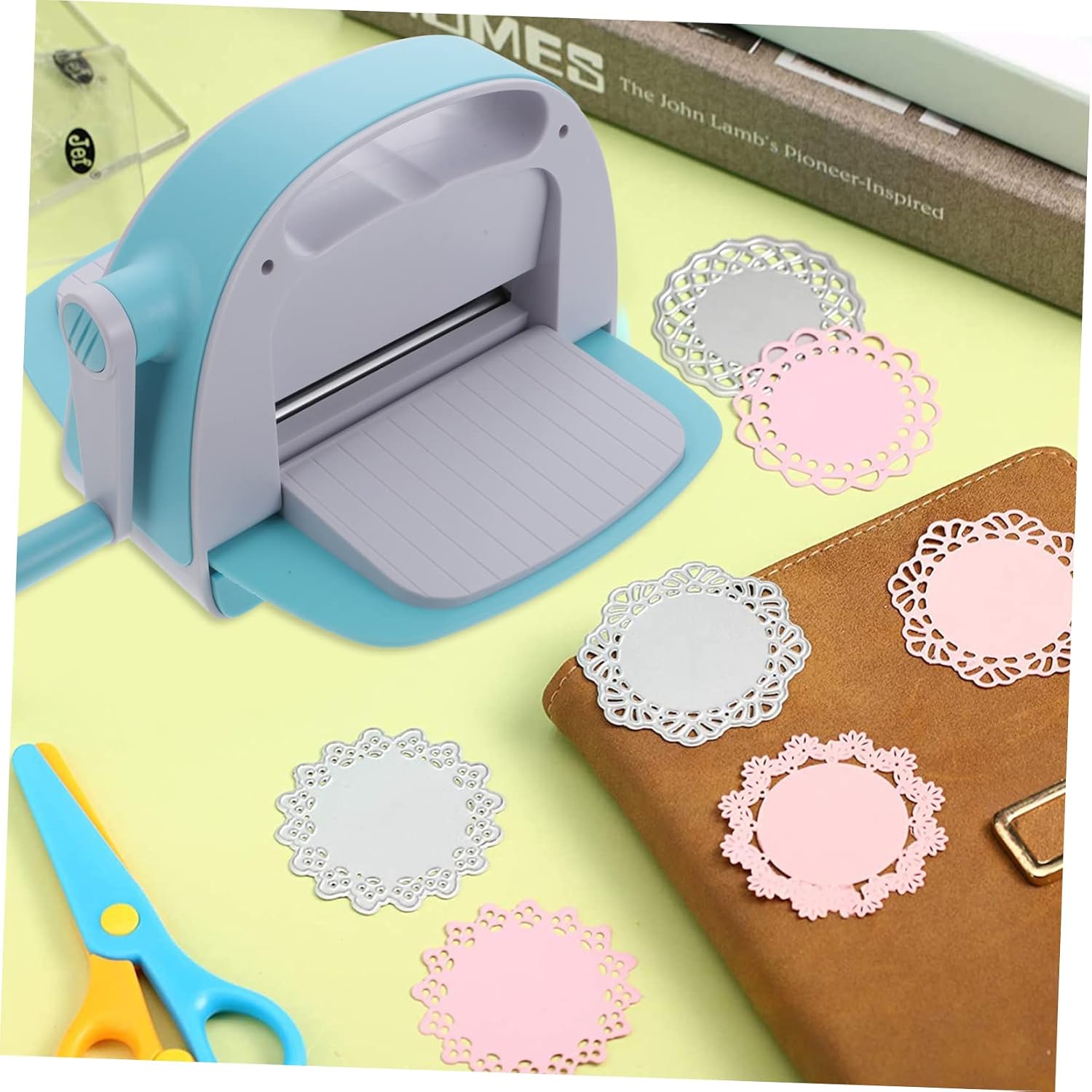 Veemoon Portable Die Cutting Embossing Machine for Scrapbooking DIY Craft Punching Machine Paper Craft Cutting Tool