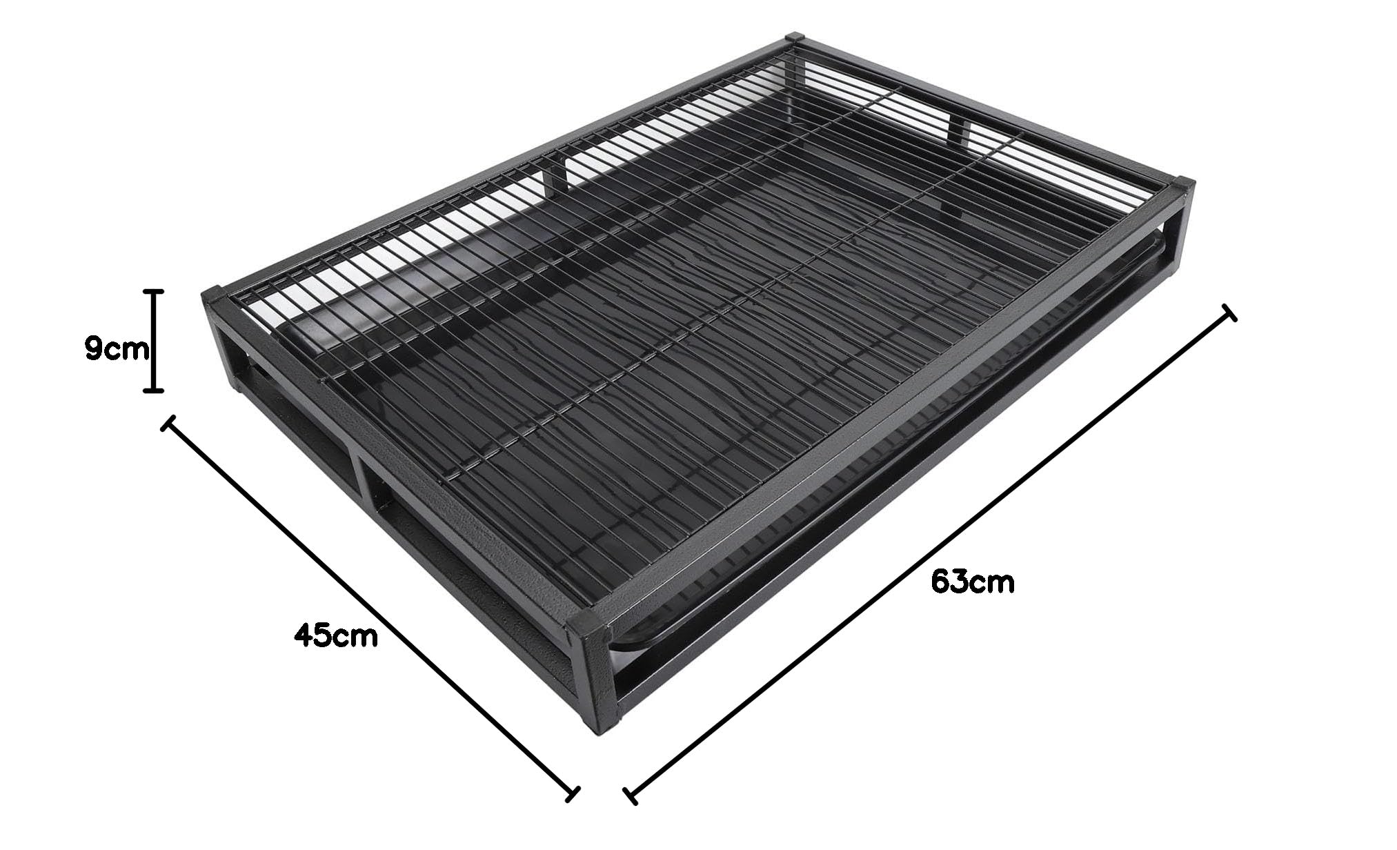Tiroir pour Animaux de Compagnie Chiot Pipi Support pour Intérieur Extérieur Bacs à Litière Formateur Bac à Lit Chien Pot Toilette Plateau (Grande Taille 26 Pouces)