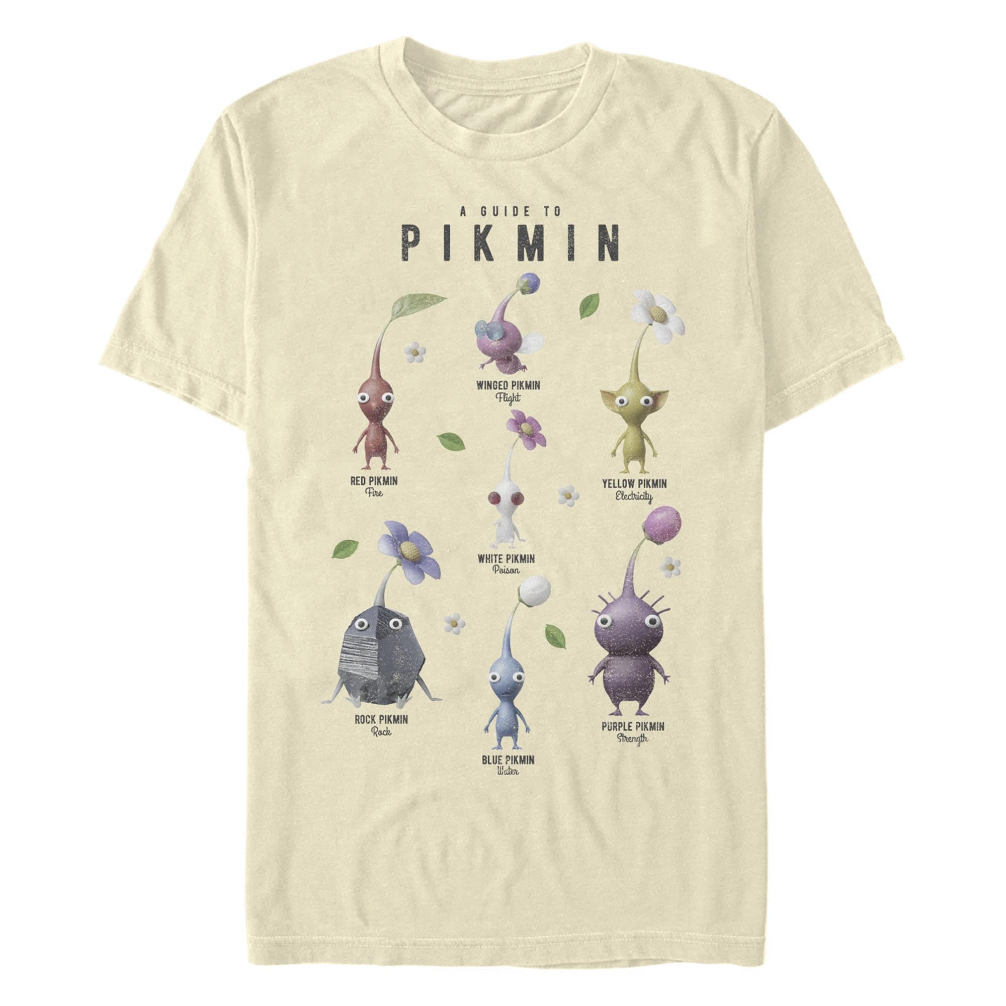 Men's Nintendo Pikmin 3 Deluxe A Guide to Pikmin T-Shirt