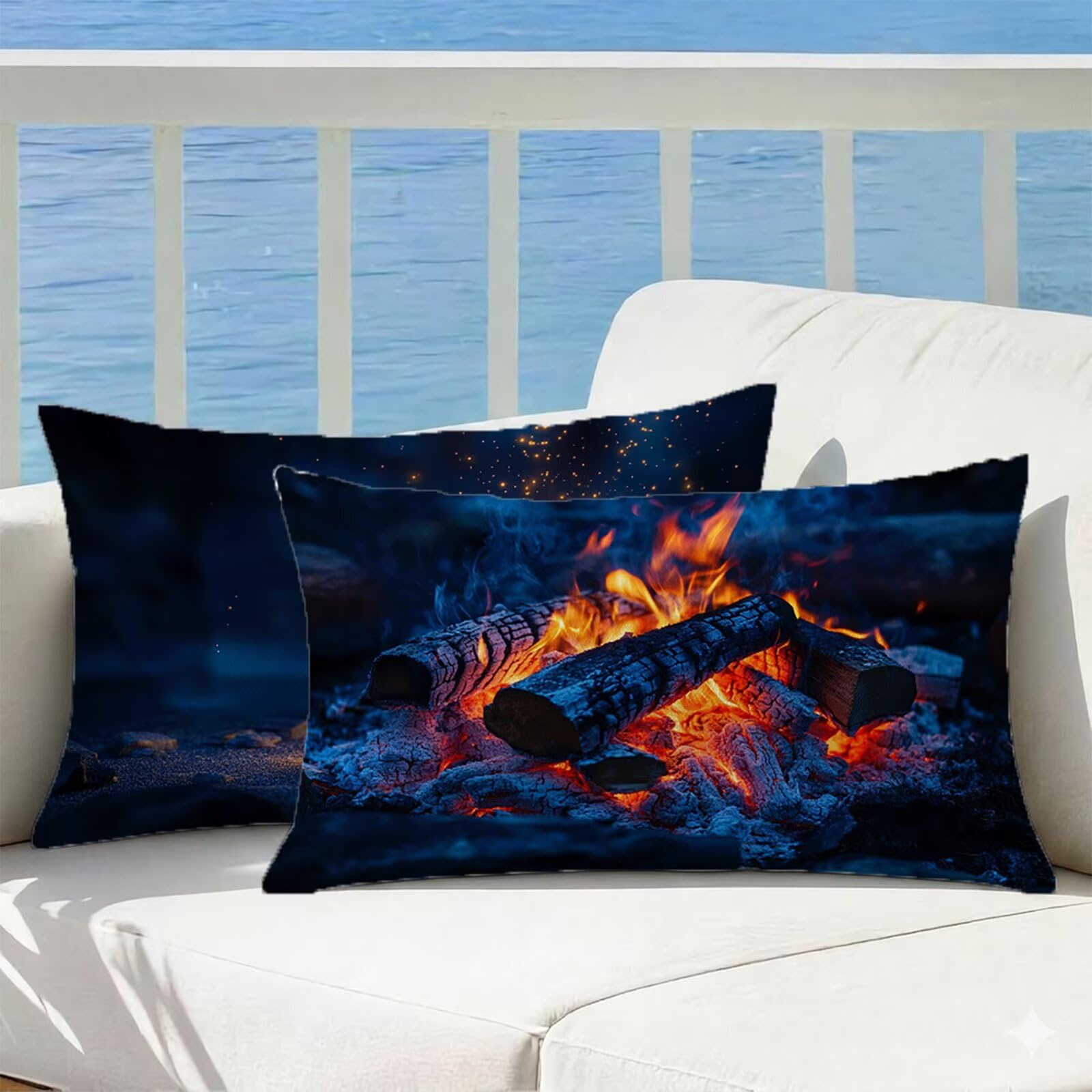 Coussin décoratif étanche fini les taches avec la housse en lin 60x80 Cod411