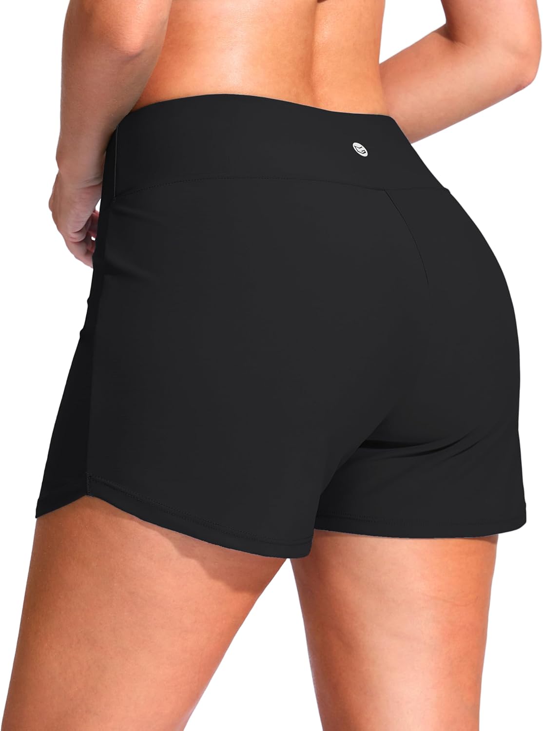 G Gradual Women's 4" Swim Board Shorts High Waisted Tummy Control Swimsuit Bathing Suit Bottoms for Women with Liner Pocket - Image 5