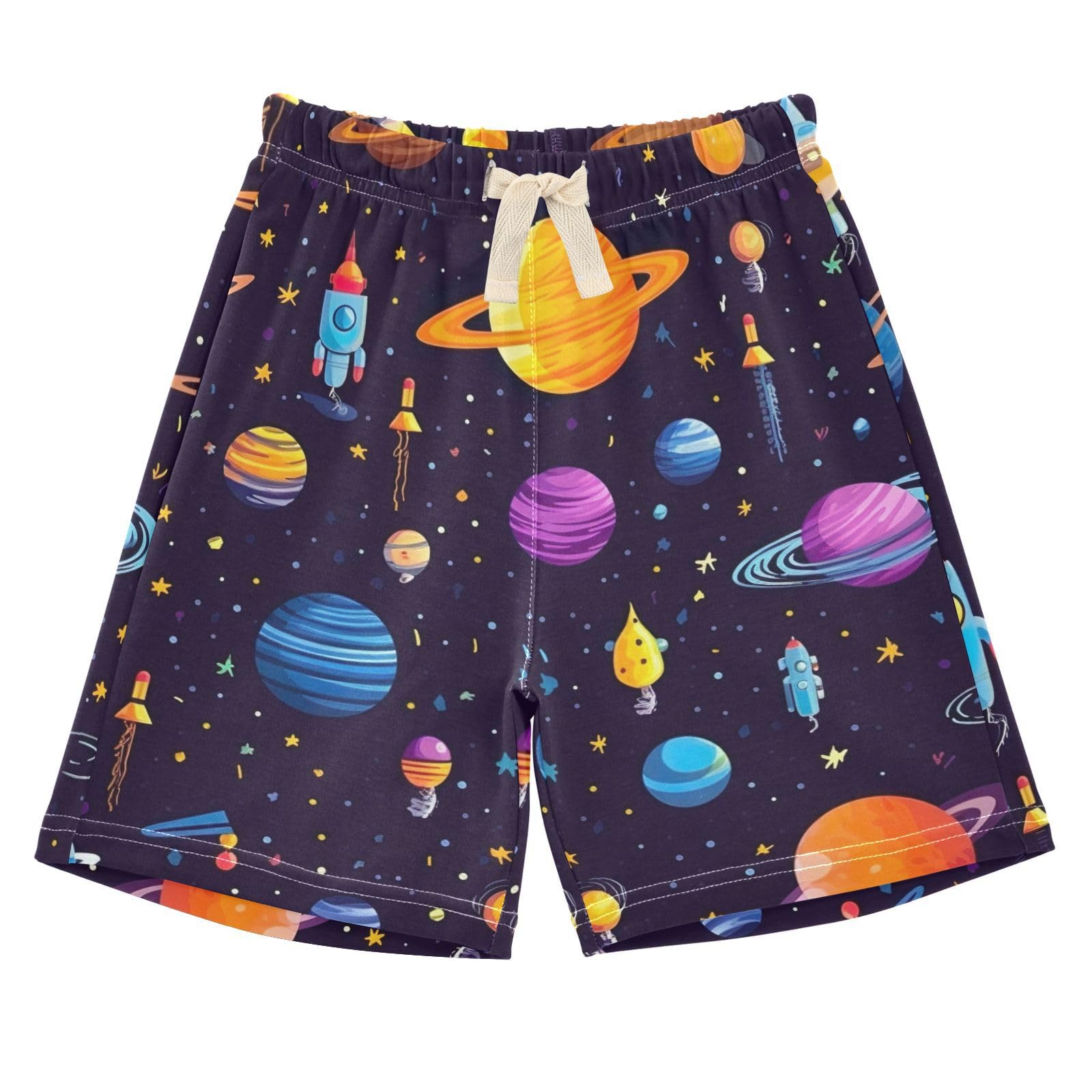 UMIRIKO Baby Shorts Bottoms Space Planet Galaxy Cotton Shorts for Boys Girls 5T 202a0384