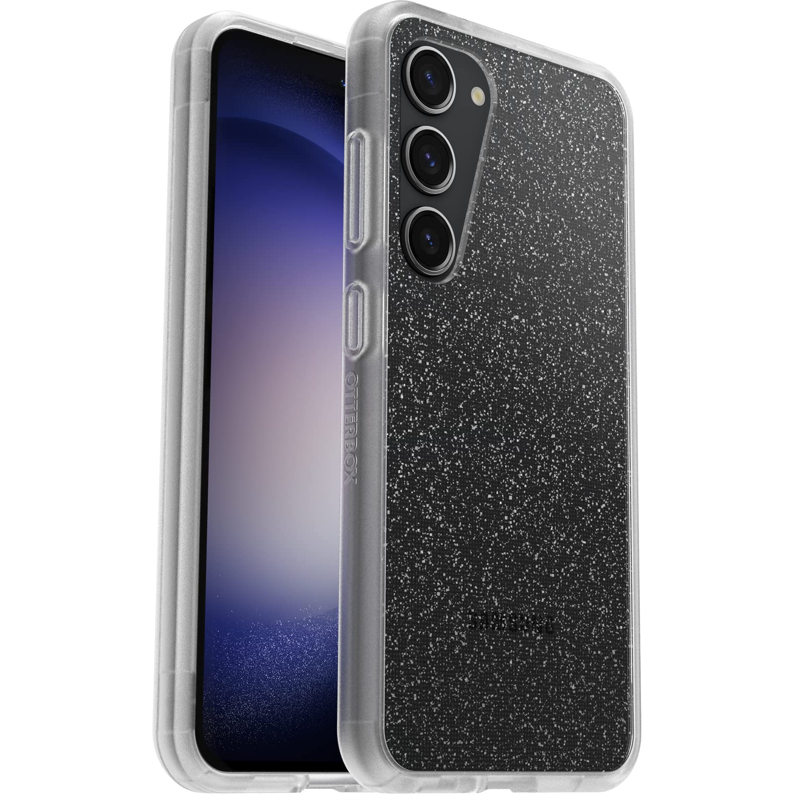 OtterBox Sleek Hülle für Samsung Galaxy S23, stoßfest, sturzsicher, ultraschlank, schützende Hülle, Getestet nach Militärstandard, Antimikrobieller Schutz, Stardust, Keine Einzelhandelsverpackung