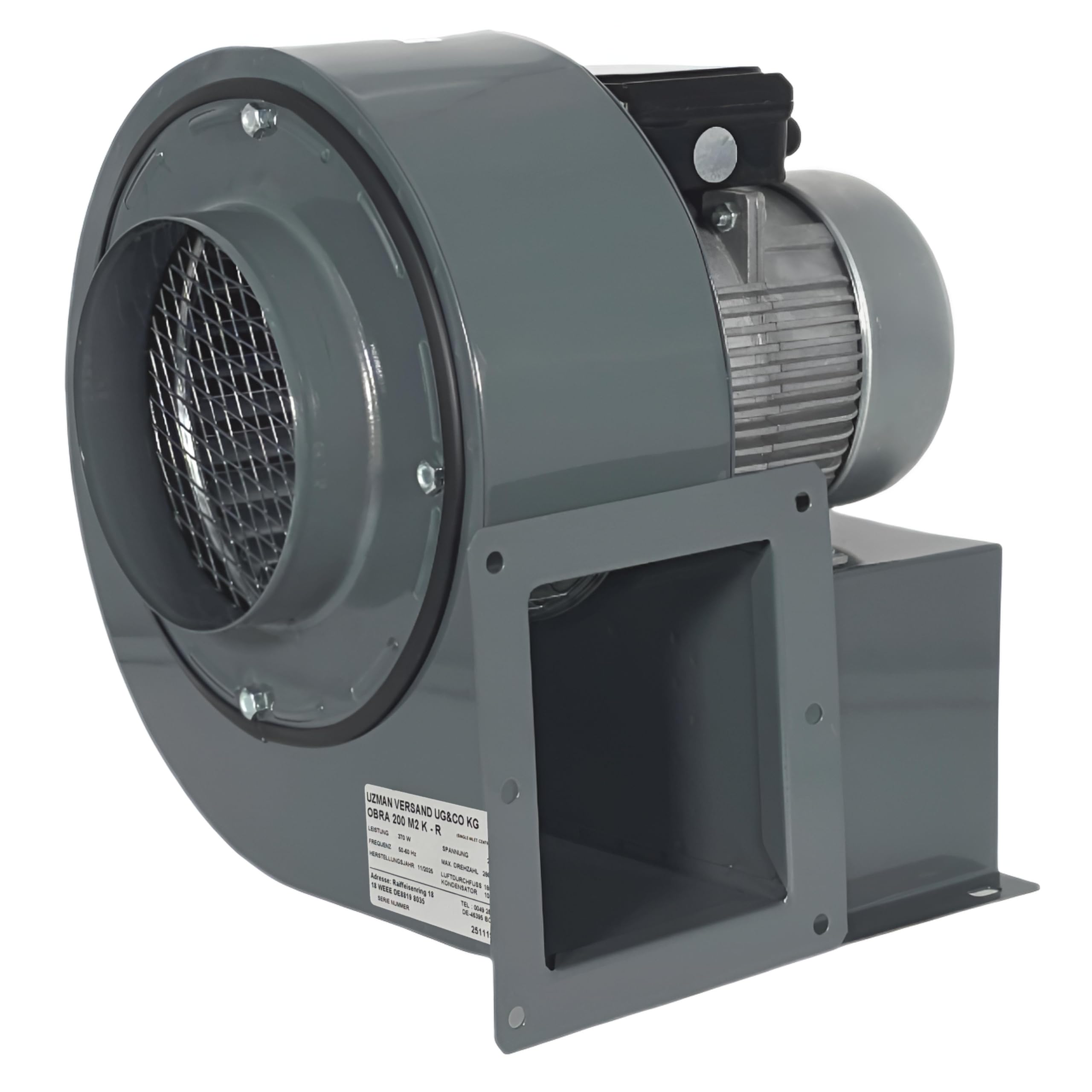 Acier Inoxydable Industriel Extracteur Ventilateur Commercial