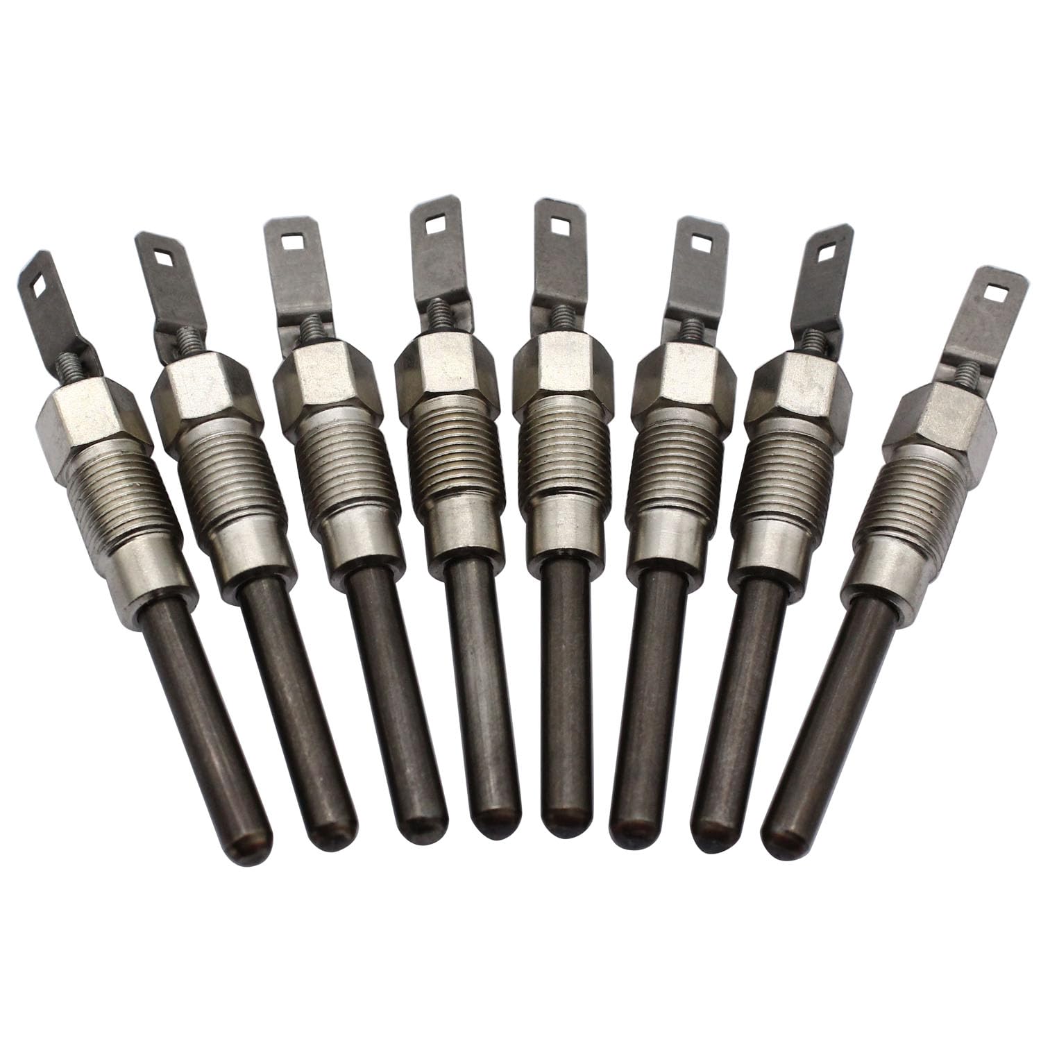 8 PCS/SET SHLPDFM 6.5 L 6.2 L Diesel Fast Start Glow Plugs 12563554 1105 1110 80034 7052 0250202126 Fits for Chevrolet GMC Hummer Chevy Glow Plugs