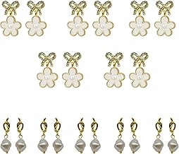 Special You Set of 10 Korean Earning for Women Stylish, Aesthetic Earnings, Bridesmaid Gifts Hamper, Return Gifts for Bridesmaid, Earrings set for Women