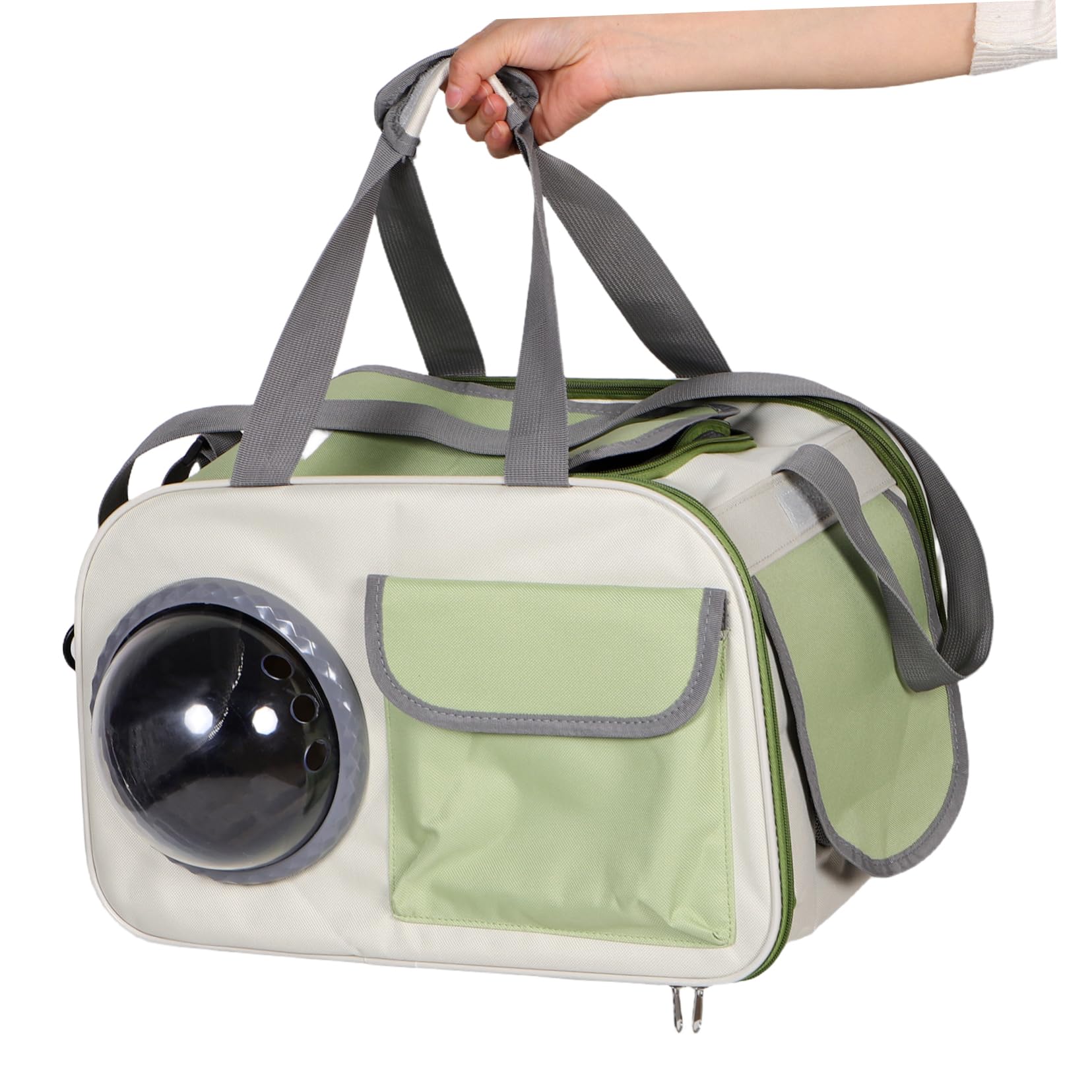 Katzentransporttasche aus Oxfordstoff mit Pe Platte, Große Kapazität | Handtasche und Schultertasche, für Katzen und Hunde, Geeignet für Wandern und Reise