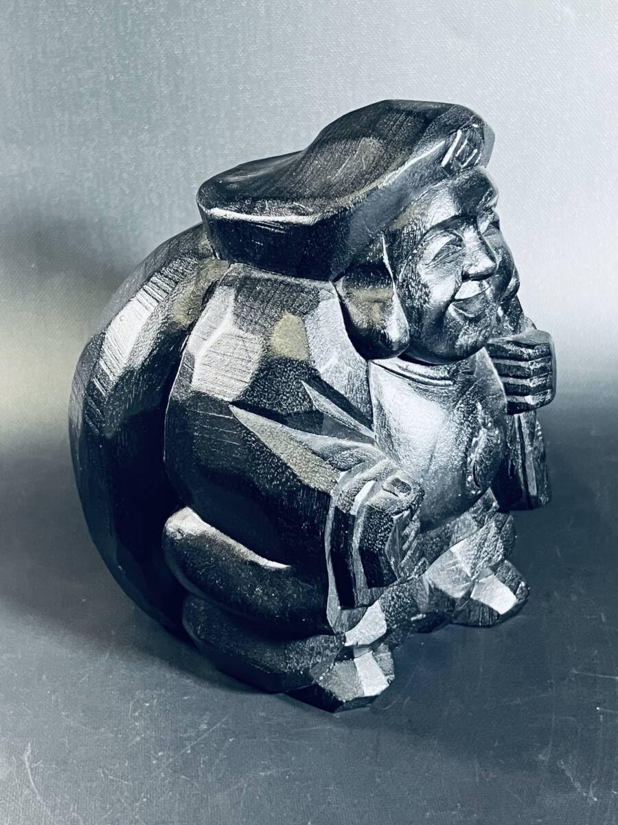 讃岐一刀彫り（大黒天） Yahoo!オークション - EF744 【讃陽 山中象堂