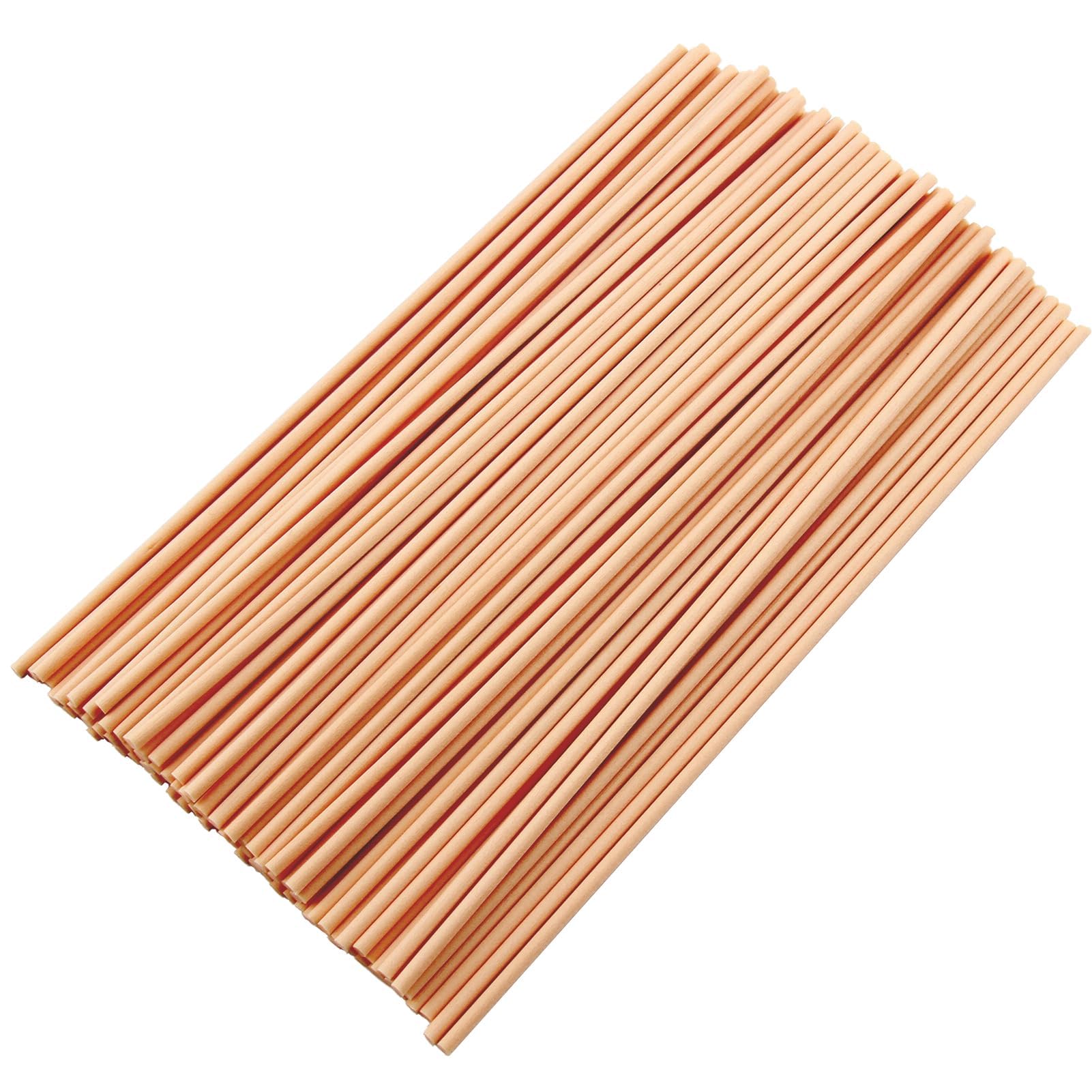 Juego de 100 Varillas Difusoras de Láminas - Varillas de Mimbre de Madera, Varillas de Repuesto para Difusores de Vidrio, para SPA, Meditación y Ambiente Hogareño, 20cm de Largo