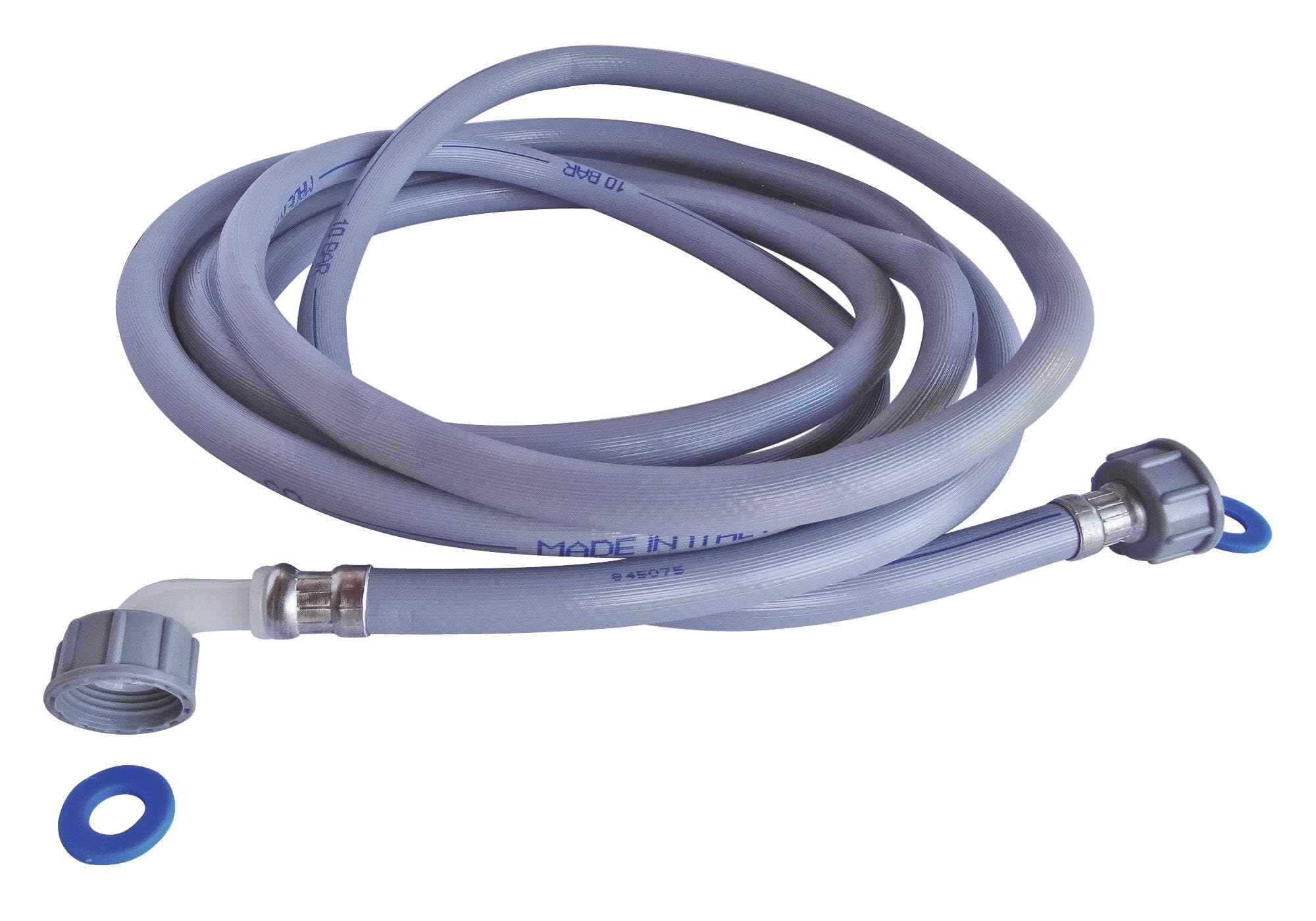 SOMATHERM FOR YOU, Flexible d'alimentation pour machine à laver, 5m, raccords droits et coudés 3/​4", matière thermo-​gomme, compatible toutes marques, pression max 4 bars, eau froide