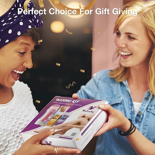 Miniatura 7 de Vuteehy Kit de cera enrollable, kit de rodillo de cera para depilación con 2 cartuchos de cera suave, rodillo de cera para áreas más grandes del