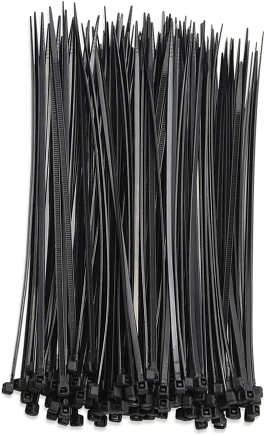 Xeahung Black Nylon Cable Ties Heavy Duty Zip Ties for Office Cable Ties 10 Inch Wire Ties 120 Pcs (10 inches, Black)