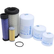 6 PCS TONNISI ST-1069 Filter Compatible with 2022 LS MT225-S Compact | Replaces 40049450, 11930535151, 12905355670, 40220109, 40195621; Fits Tractor