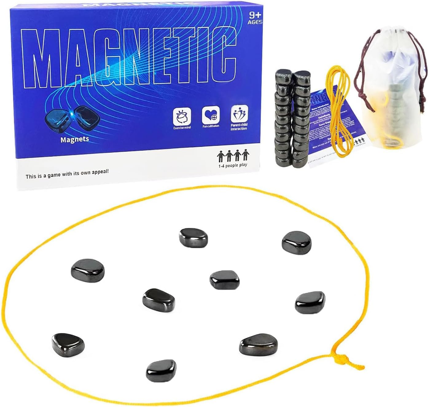 Magnetic Chess Game Toys - Fun Tabletop Game, Strategy Board Game for Family Game Night, Fun Tabletop Multiplayer Chess for Family Gatherings, for Indoor and Outdoor Use