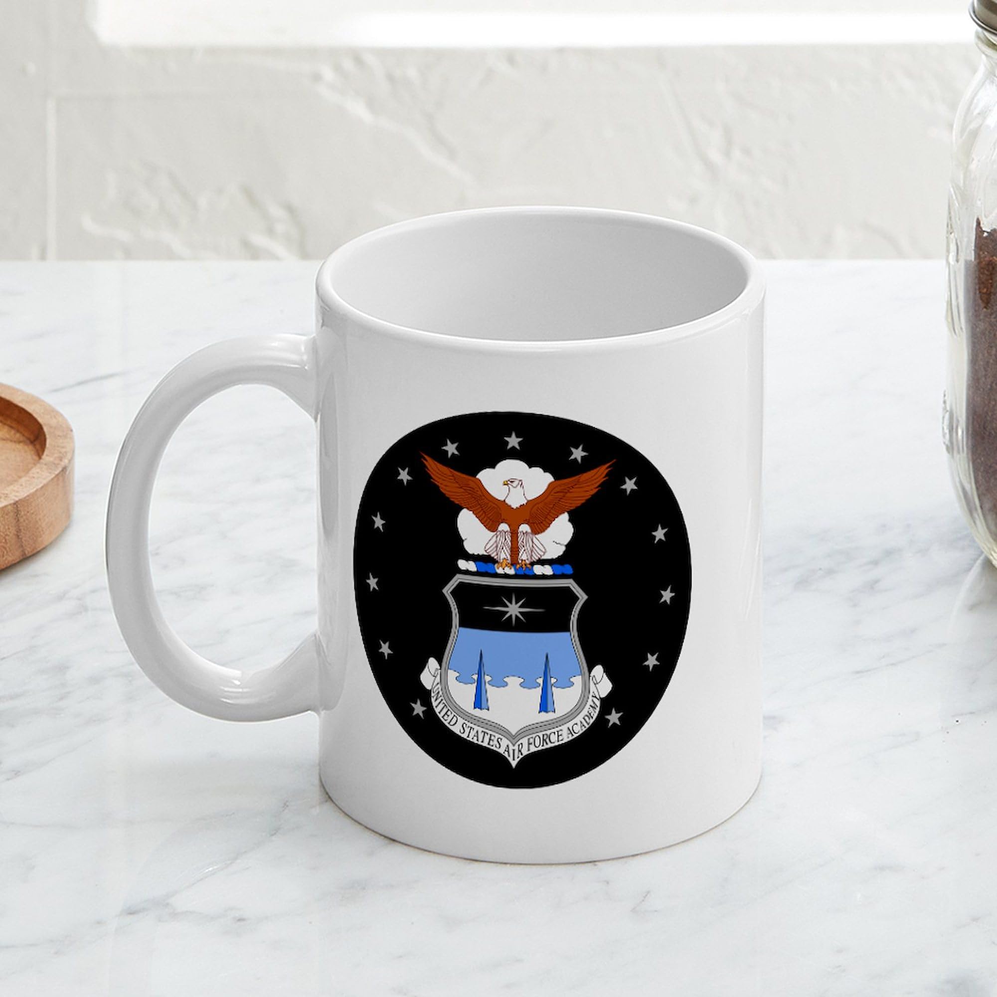 Amazon.com | CafePress Air Force Academy Mug 11 oz (325 ml) Ceramic Coffee  Mug: Coffee Cups & Mugs