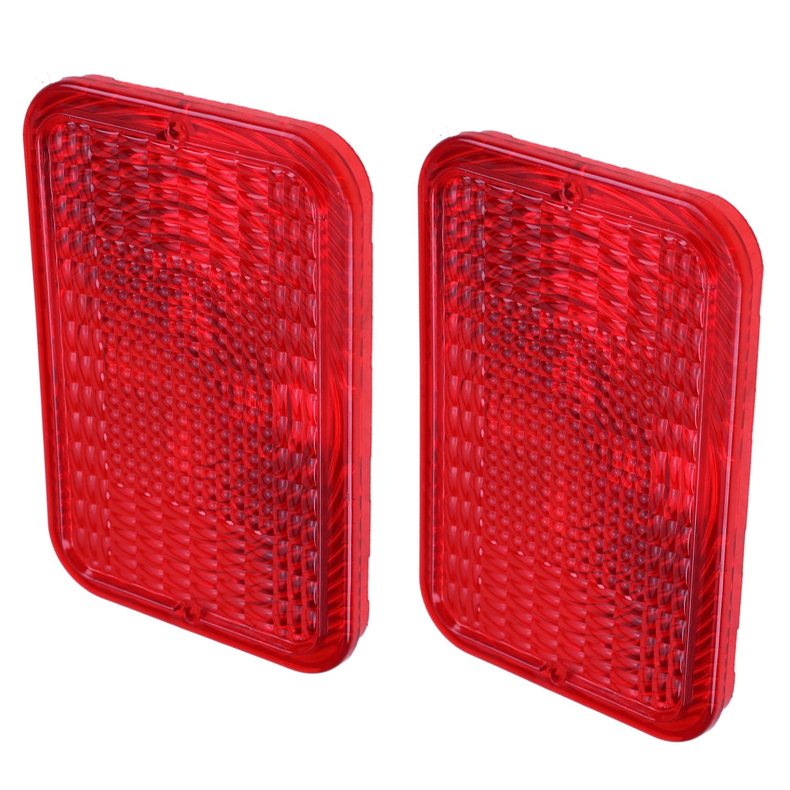 2X LVU18747 Red Warning Lens Compatible with John Deere 1023E 1025R 1026R 2025R 2032R 2038R 3025E 3032E 3038E 4044M 4710 5090E 5125ML (2X LVU18747)