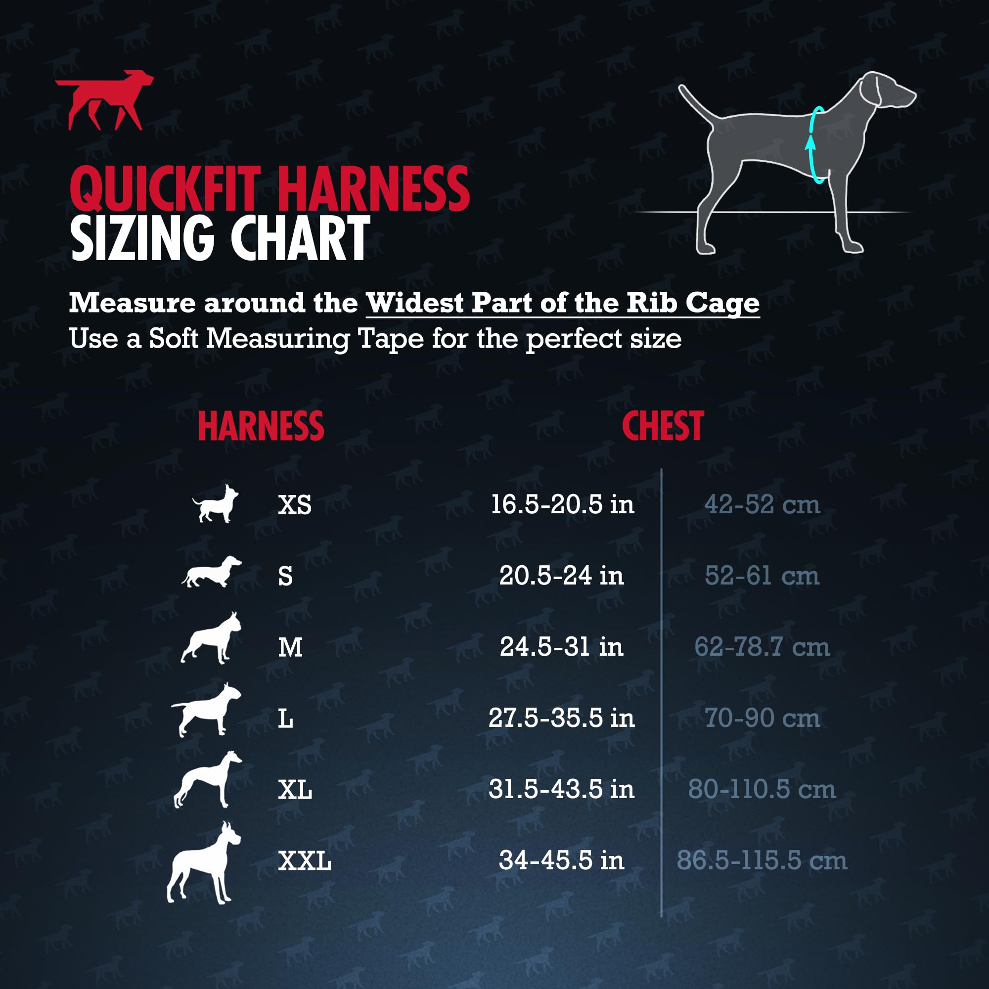 Tuff Pupper Quick Fit Harness for Small Dogs | No Pull No Choke, Escape-Proof | Rugged Padded Breathable Vest | Traffic Control Handle | 3 Leash Clips | Reflective Trim | Easy On Off (S, Blue) - image 3