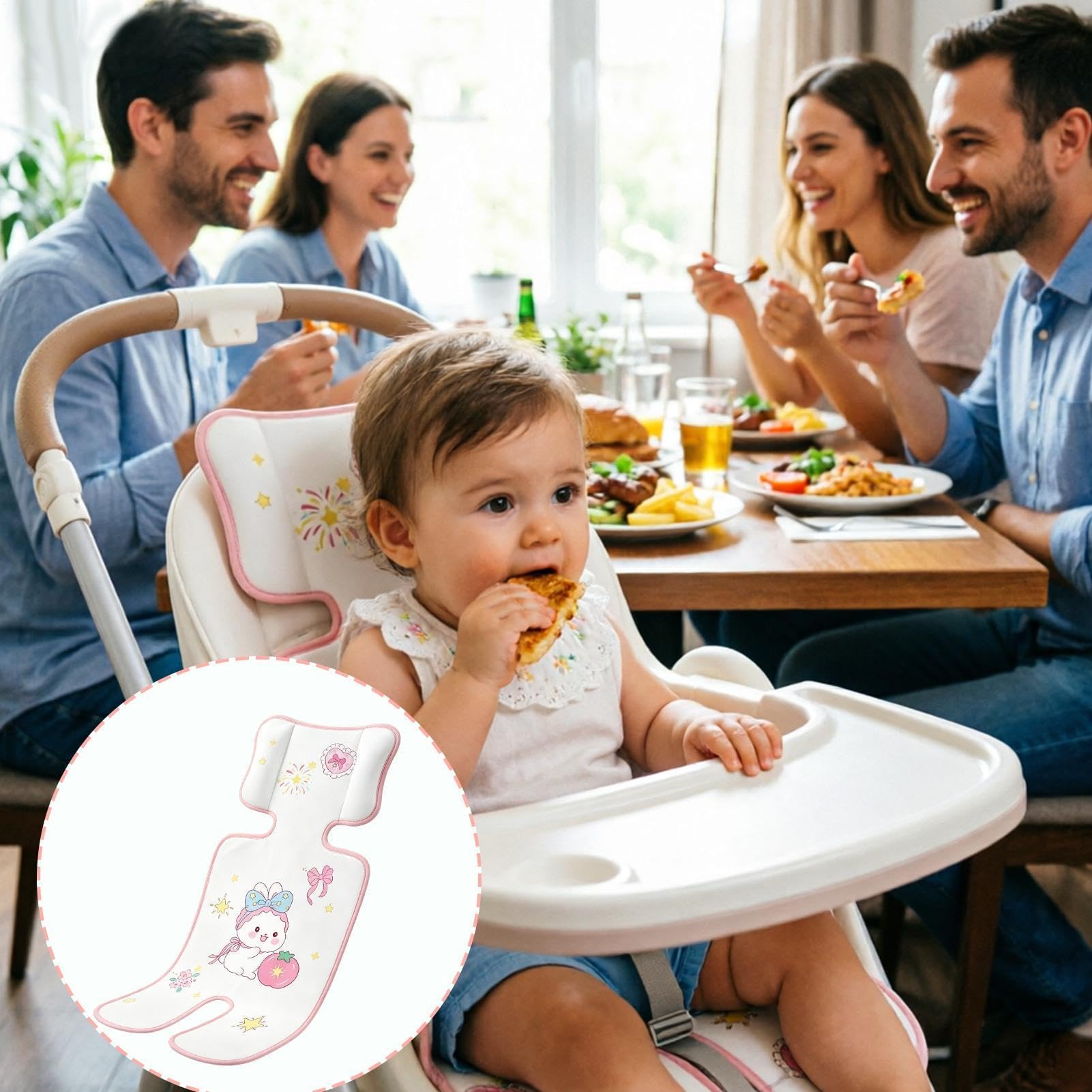 Tappetino Rinfrescante Per Passeggino | Tappetino Universale Traspirante e Confortevole, Rinfrescante Per Passeggino Bambini - Per Estate Caldo Esterno Passeggiate Riposino Auto Shopping Casa