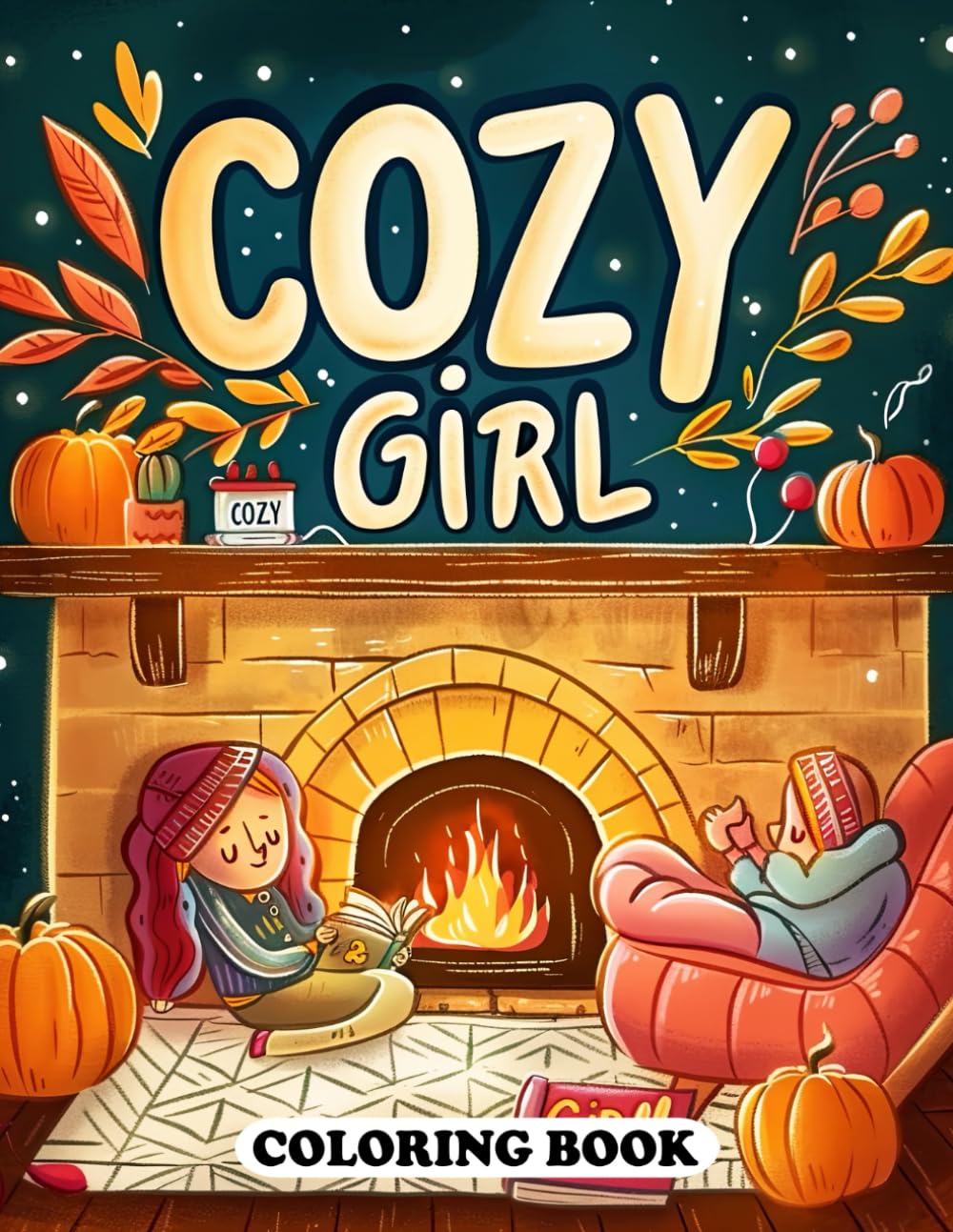 Cozy Girl Coloring Book: Creative and Calming Mandalas for Stress Relief and Artistic Joy