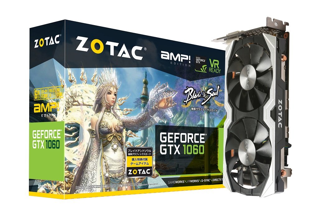 Amazon.co.jp: ZOTAC Geforce GTX 1060 6GB AMP Edition