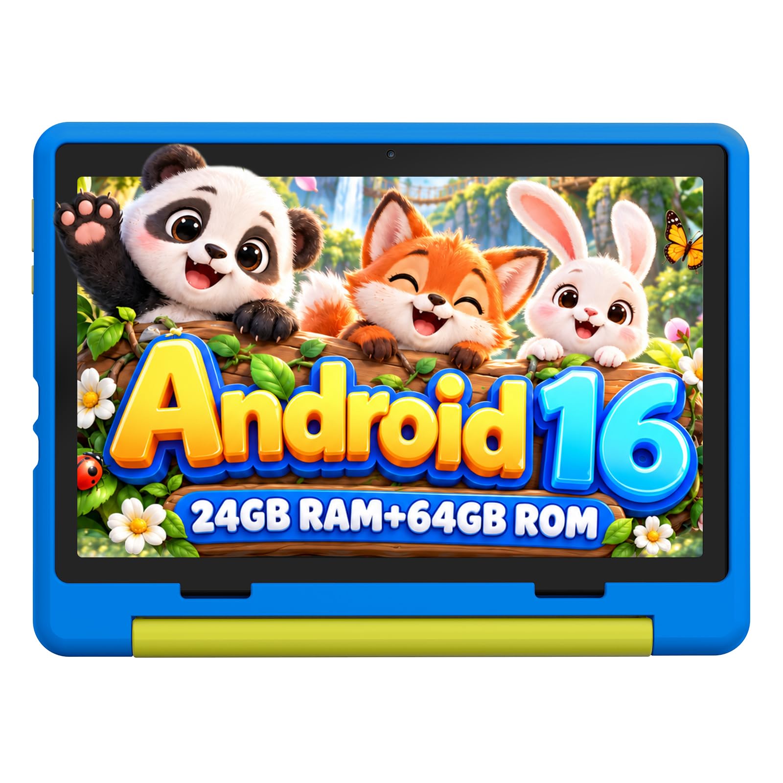 Kids Tablet 10 inch Android 16,24GB RAM 64GB ROM 6000mAh Parental Control