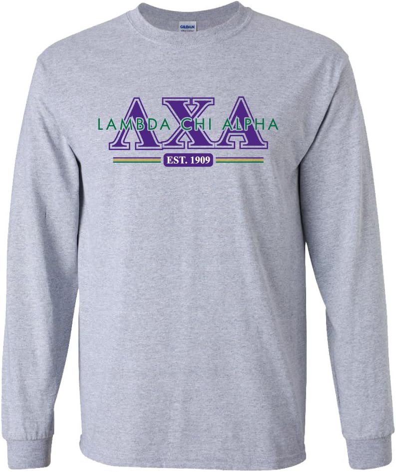 Lambda Chi Alpha Long Sleeve T-Shirt Est. 1909" Design