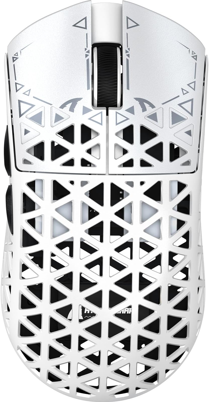 ATTACK SHARK R5Ultra 8K Carbon Fiber Wireless Gaming Mouse with 42000 DPI -PAW3950 MAX Sensor -39g Ultra-Lightweight-Nordic 52840 MCU Chip-Wired/BT/2.4GHz Wirelss Programmable Mouse for PC/Mac (White)