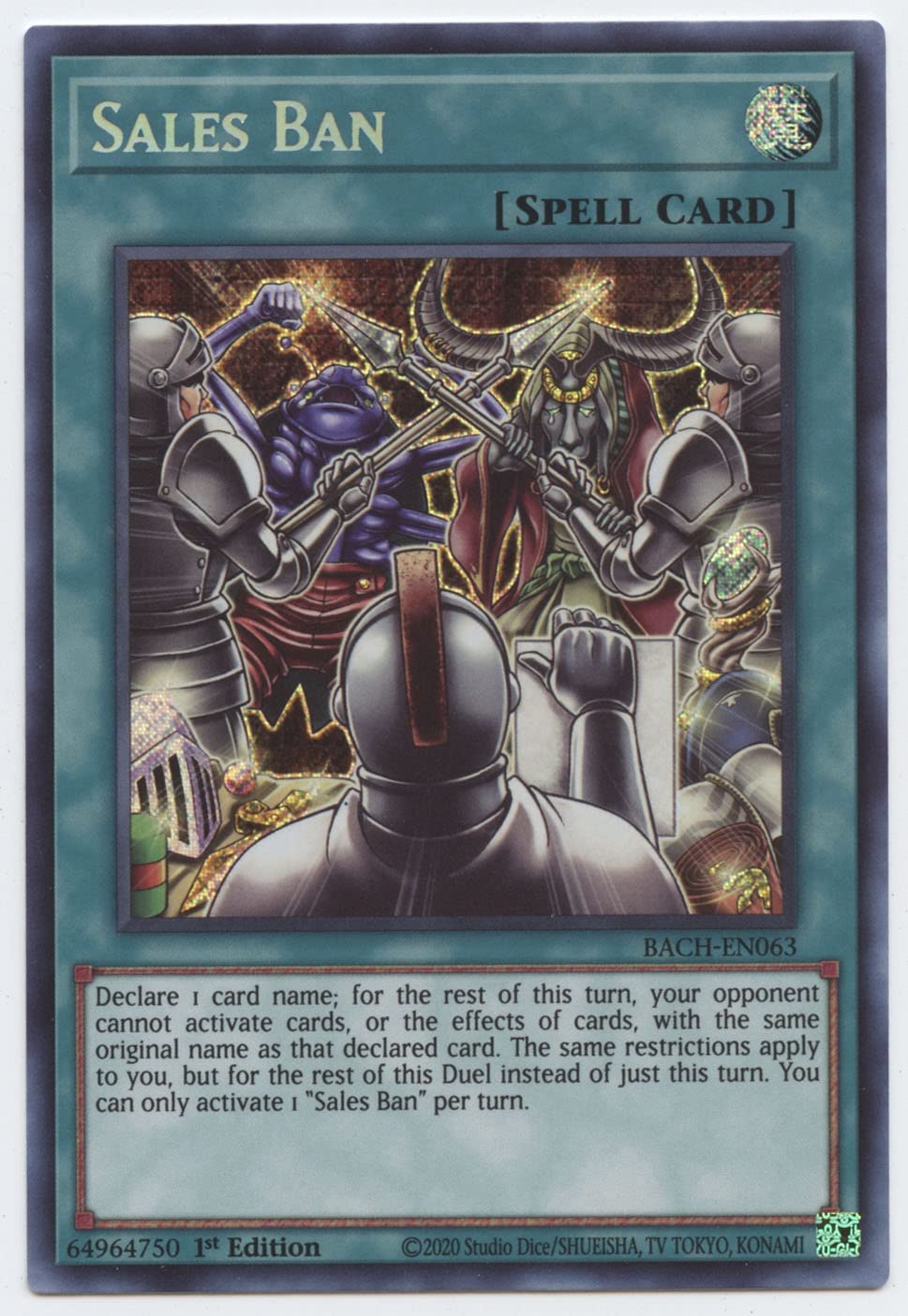 Amazon.com: Sales Ban - BACH-EN063 - Secret Rare